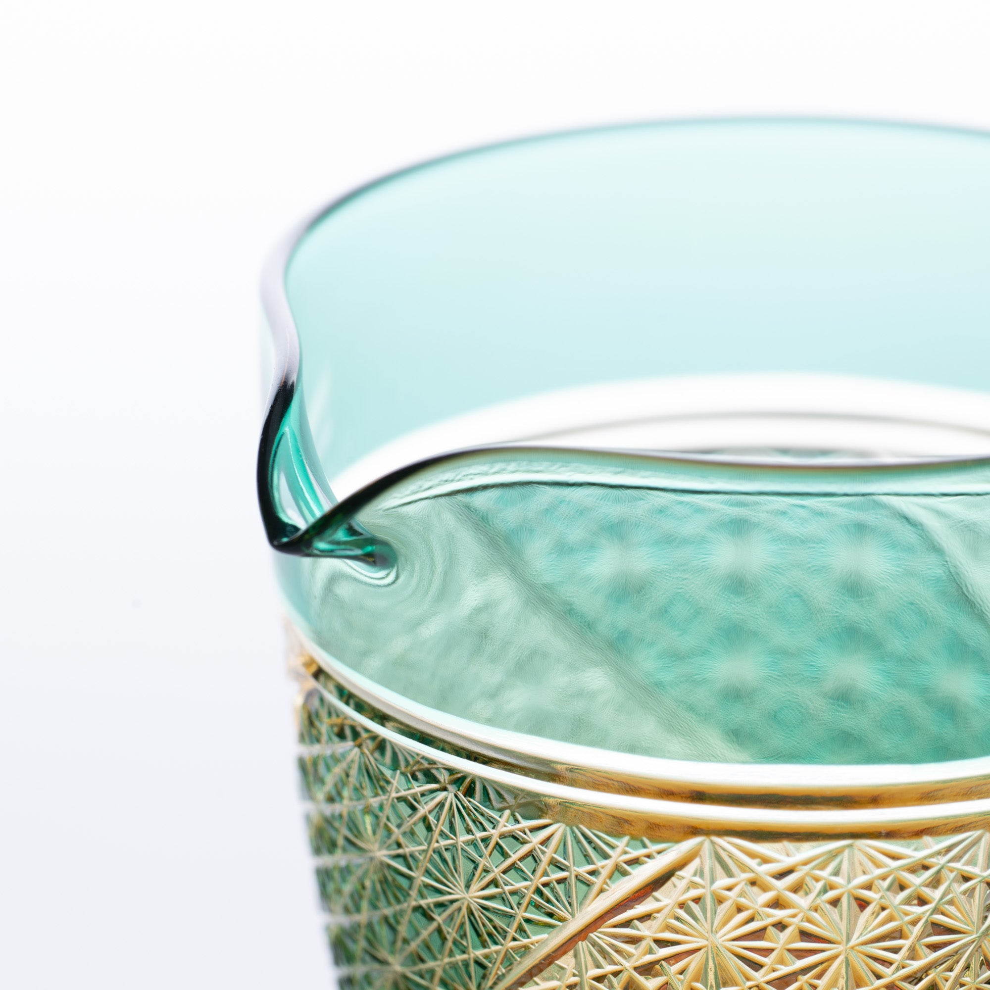 Amber Katakuchi Sake Carafe