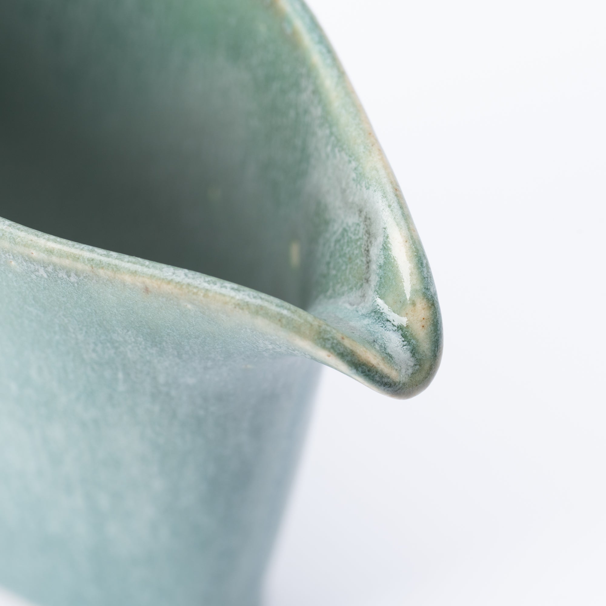 Soporte para salsa y utensilios con glaseado terroso