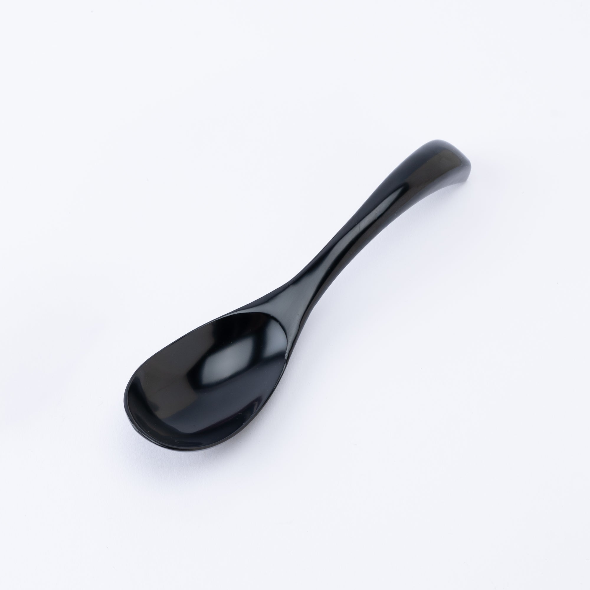 Curved Lacquered Ramen Spoon
