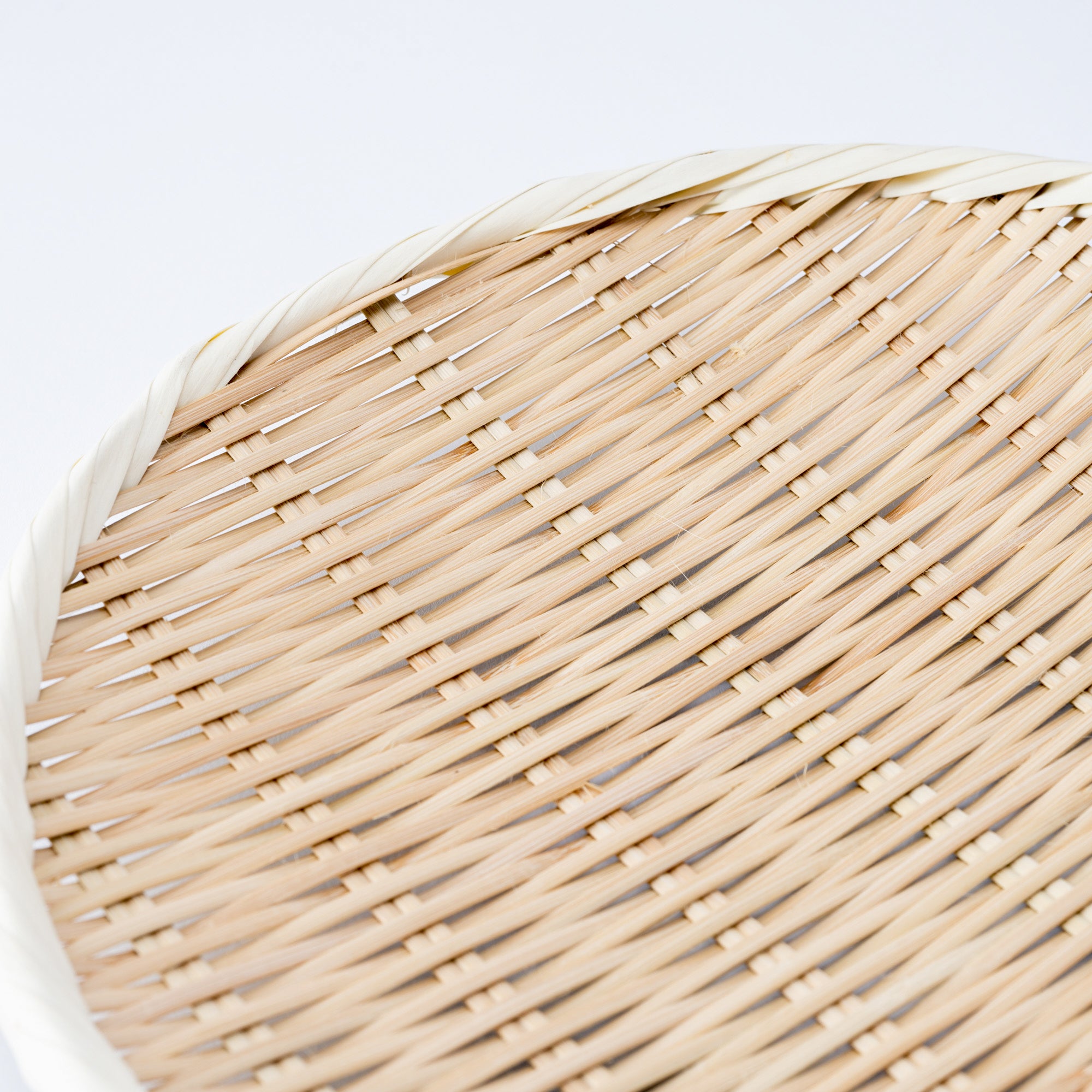 Basket Weave Bamboo Strainer