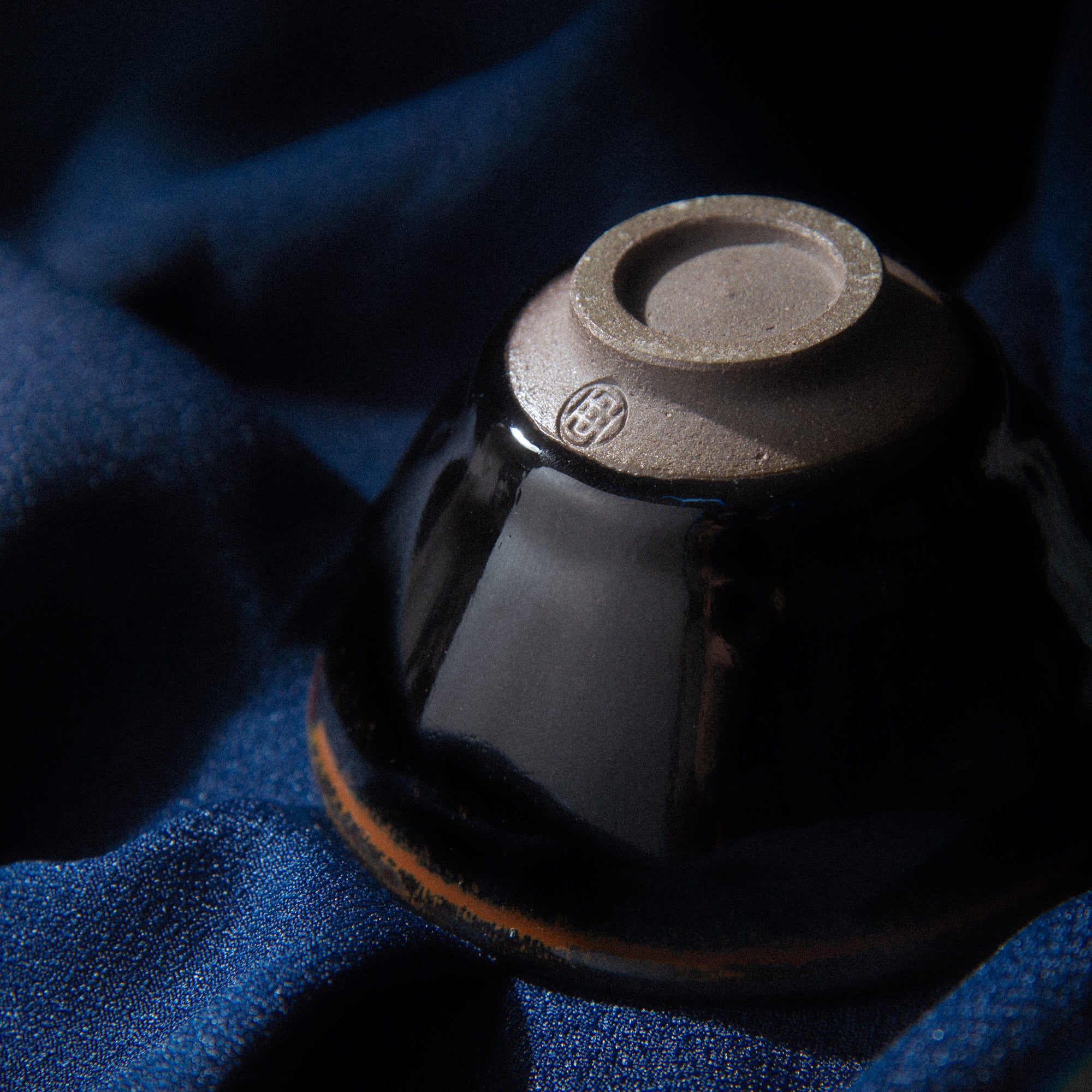 Hekigyoku Tenmoku Tall Sake Cup