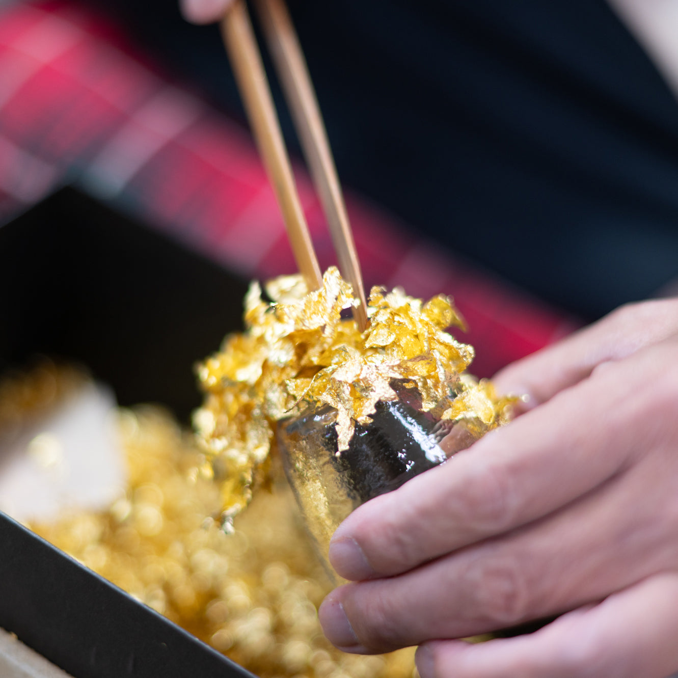 Copa de sake Crane Maki-e Guinomi