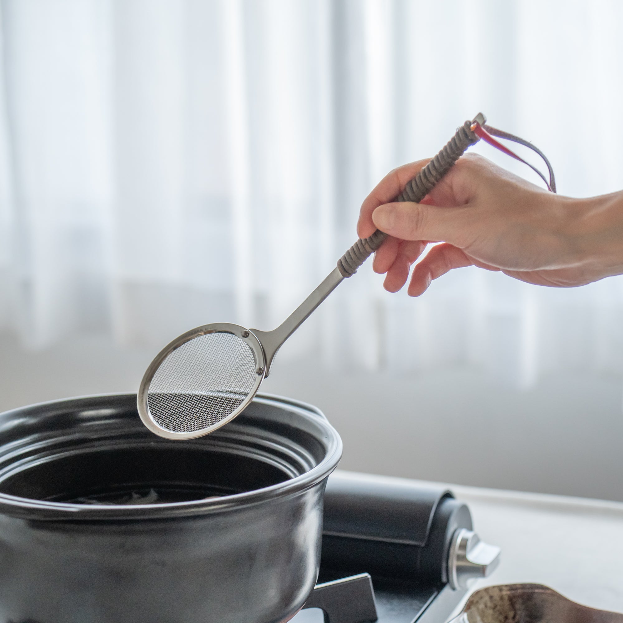 Stainless Steel Mesh Strainer Ladle