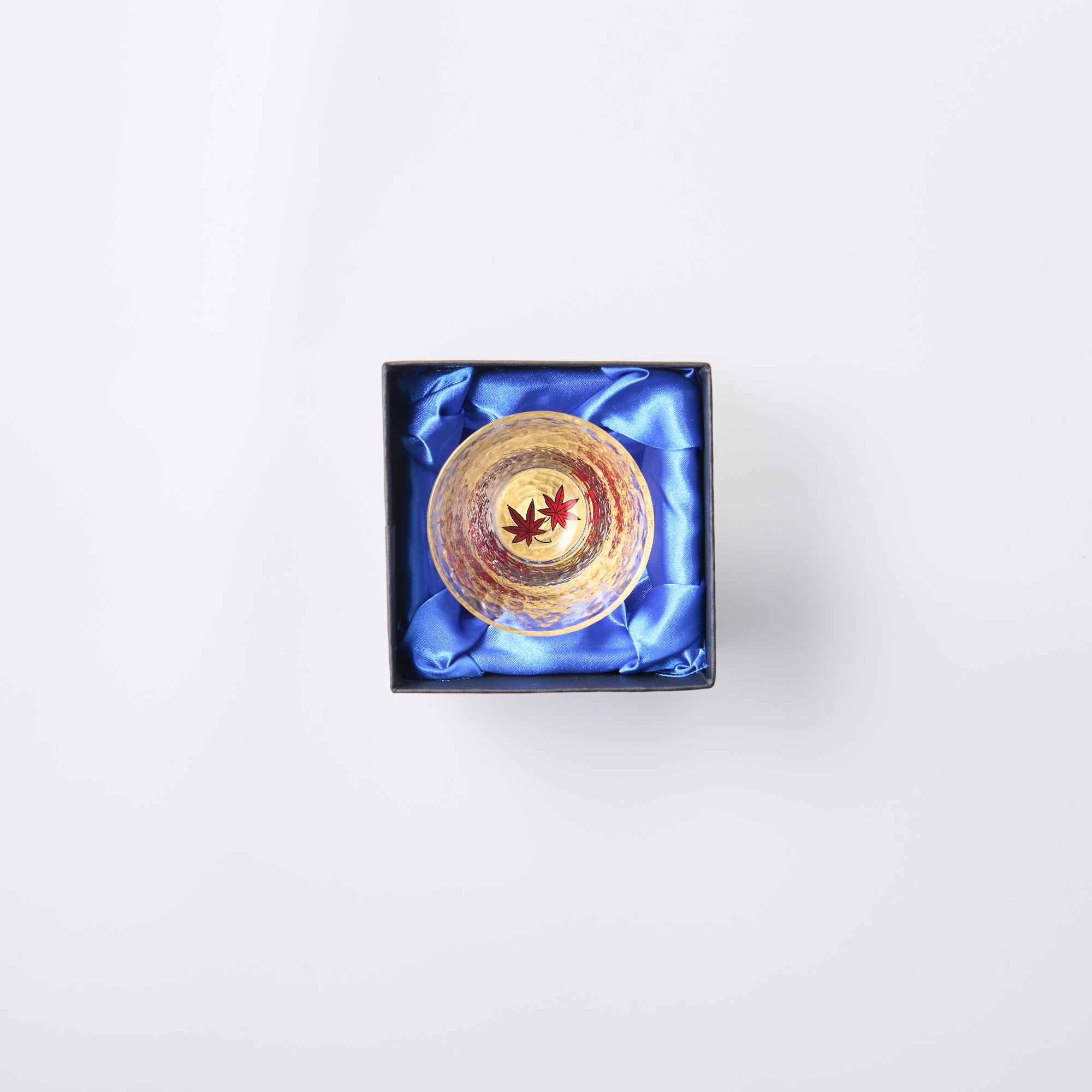 Maple Leaves Maki-e Guinomi Sake Cup