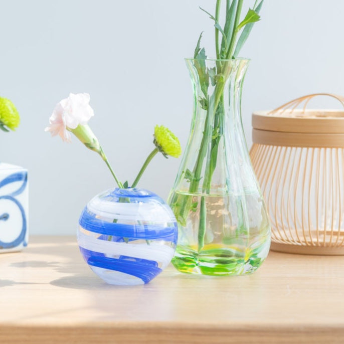 Colorful Globe Flower Vases