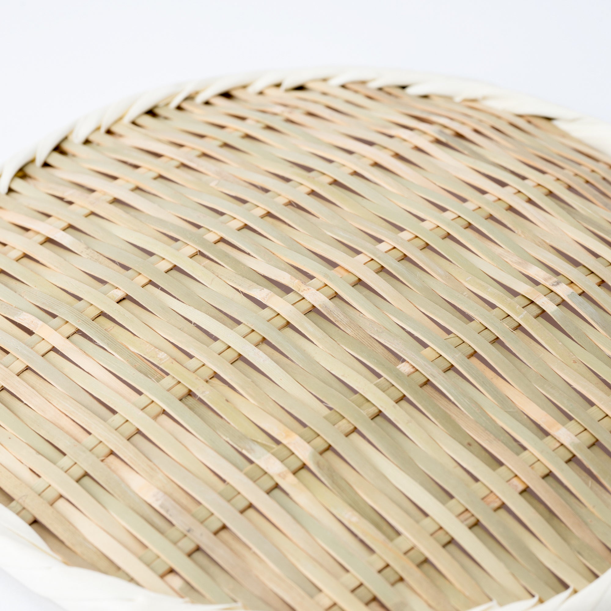 Basket Weave Bamboo Strainer