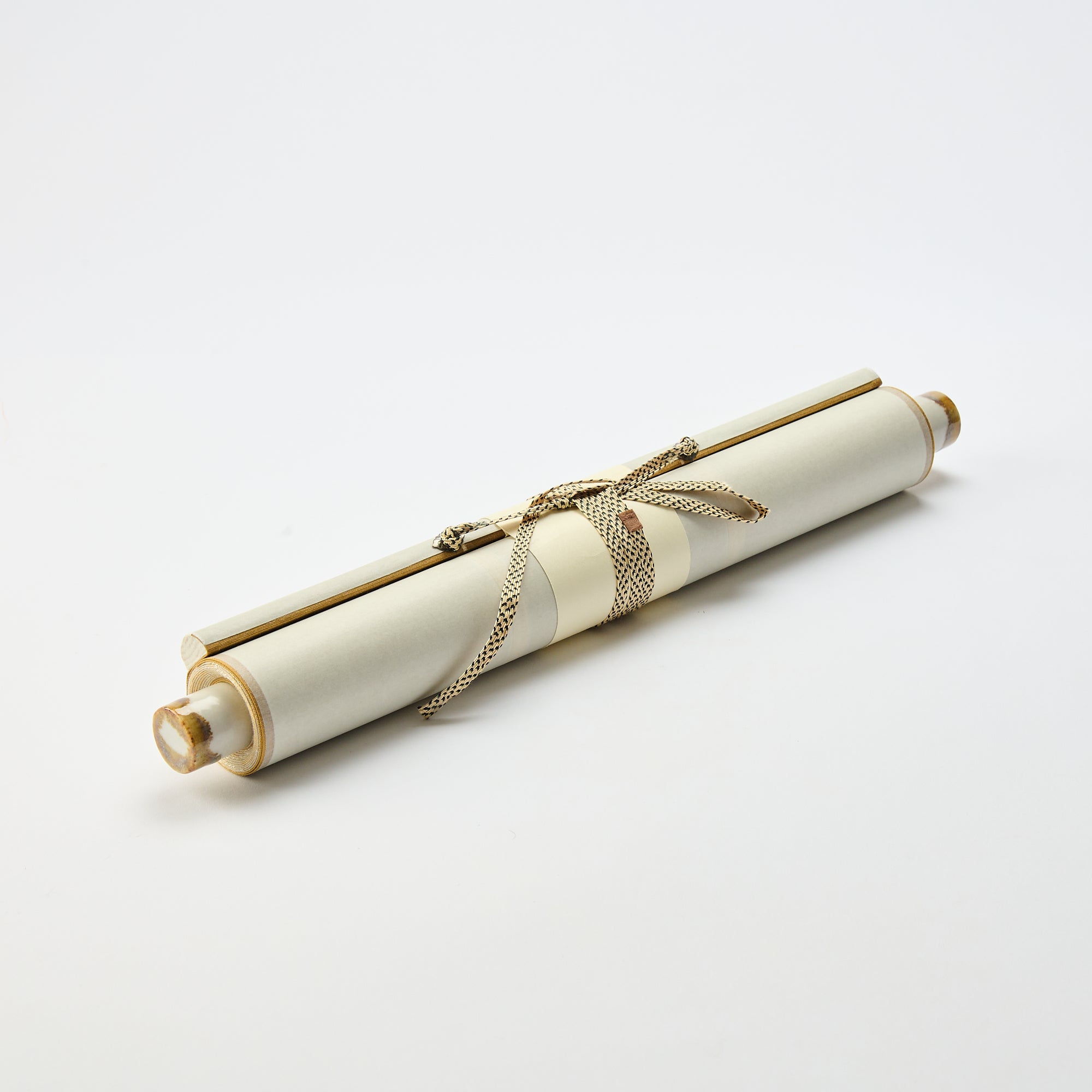 Red Plum Blossoms with Warbler Kakejiku Hanging Scroll