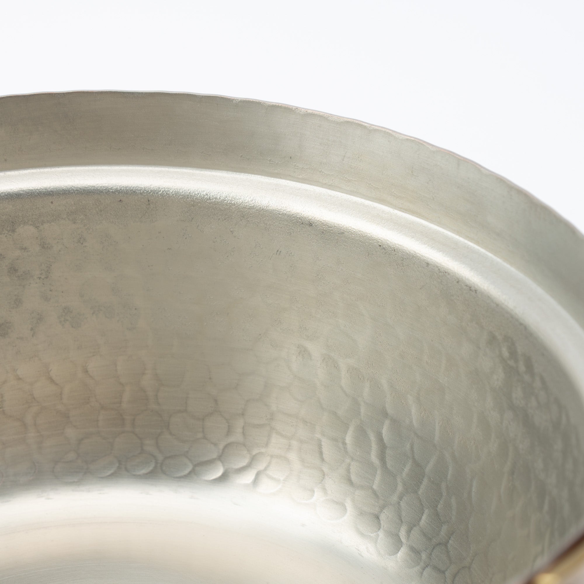 Shallow Copper Pot with Lid