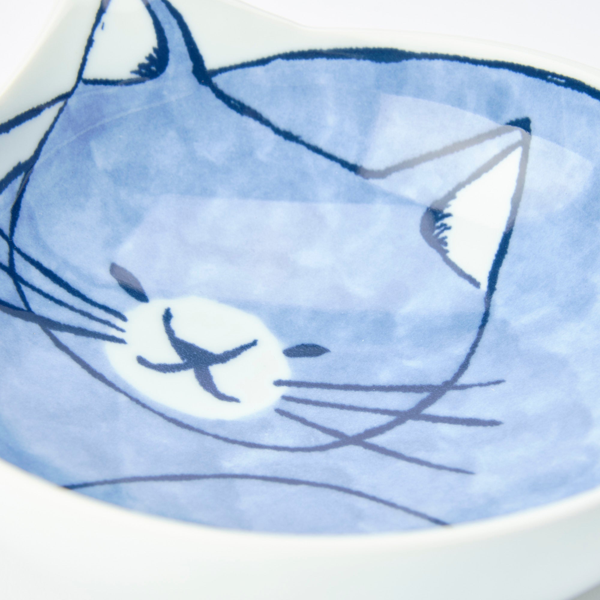 Neco Blue Cat Medium Bowl