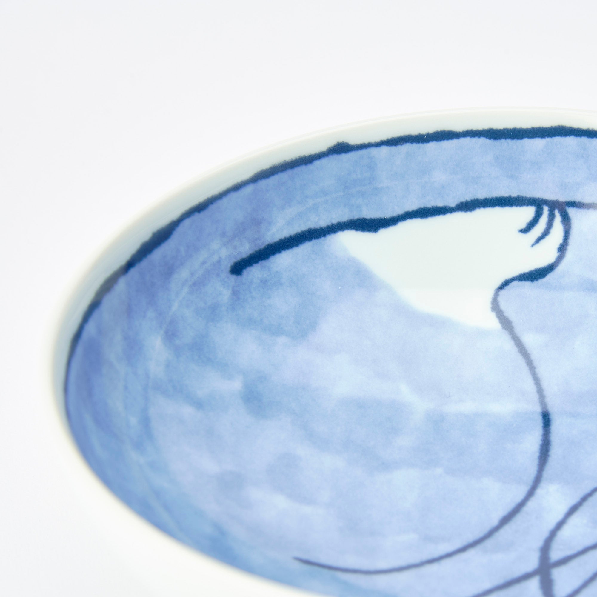 Neco Blue Cat Medium Bowl