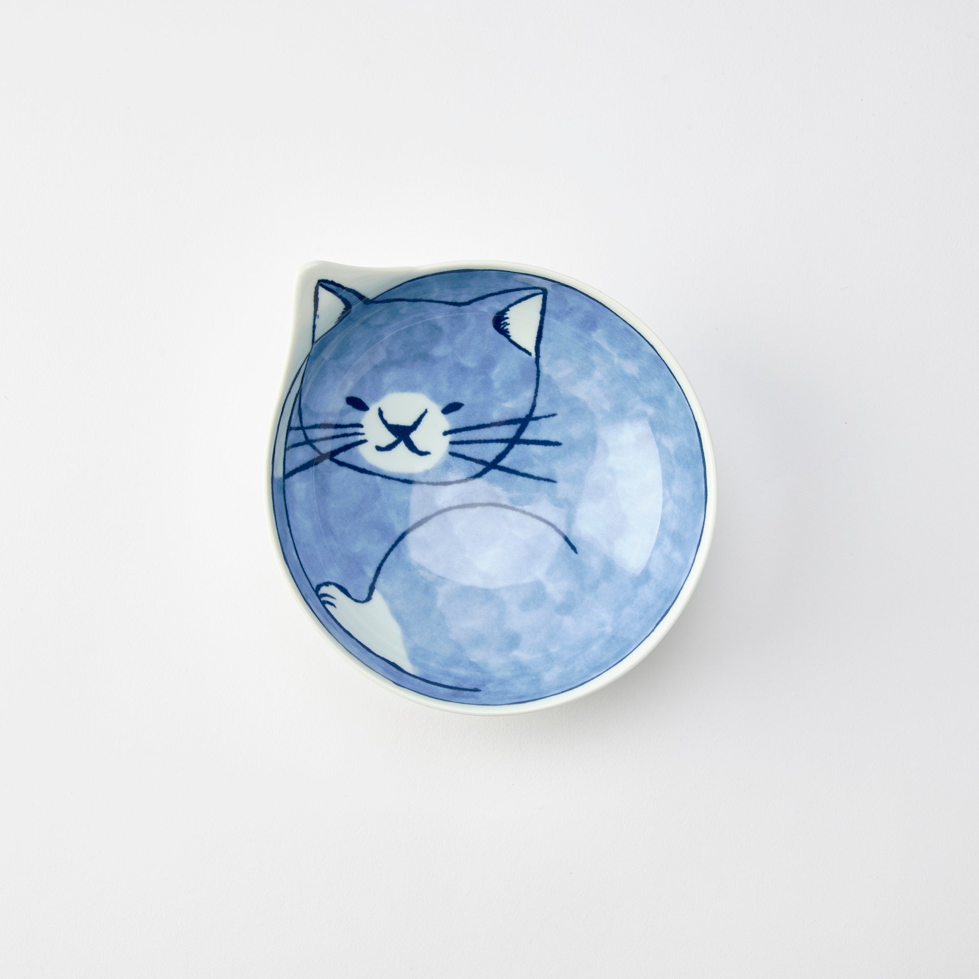 Neco Blue Cat Medium Bowl