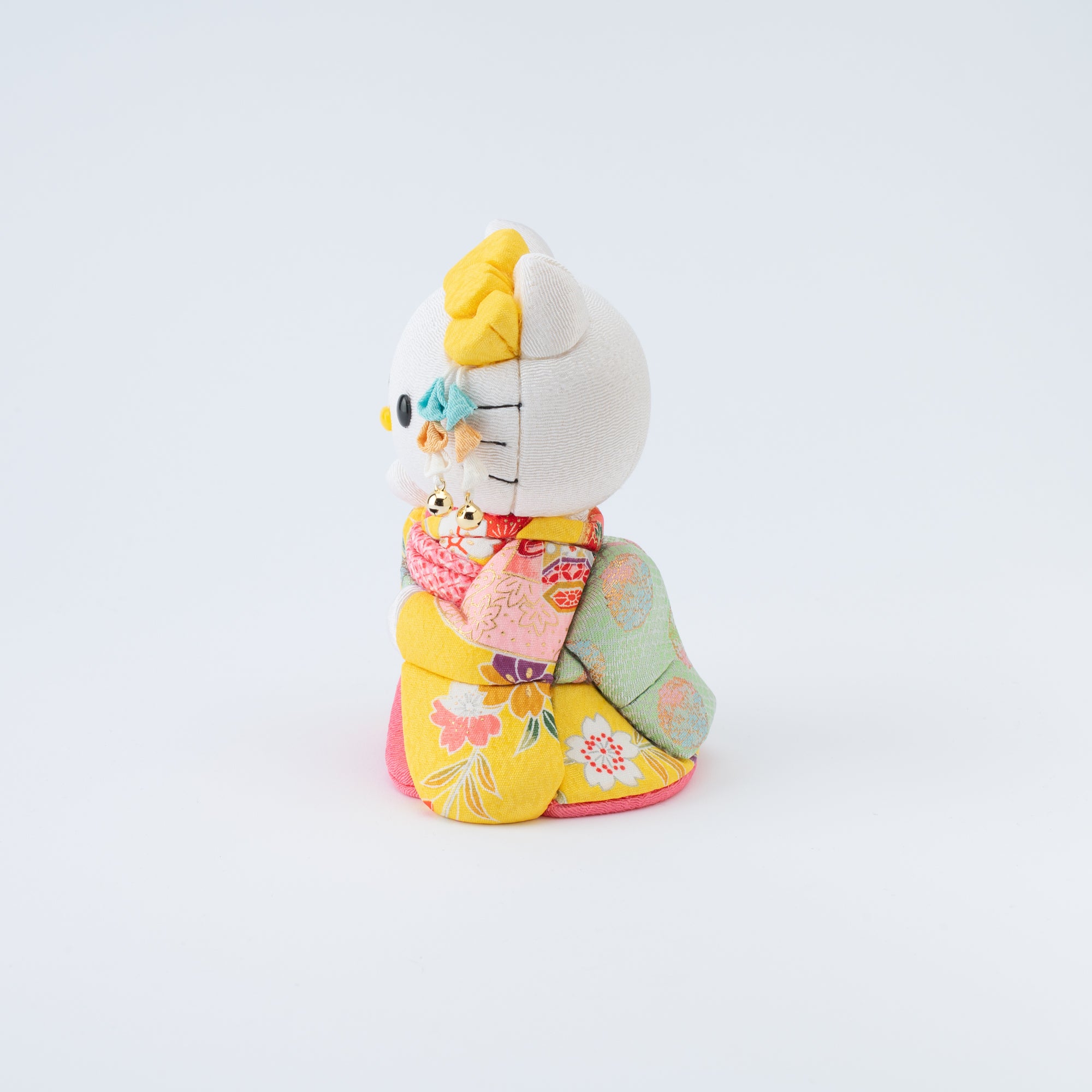 Yellow Maiko Styled Hello Kitty Lucky Cat