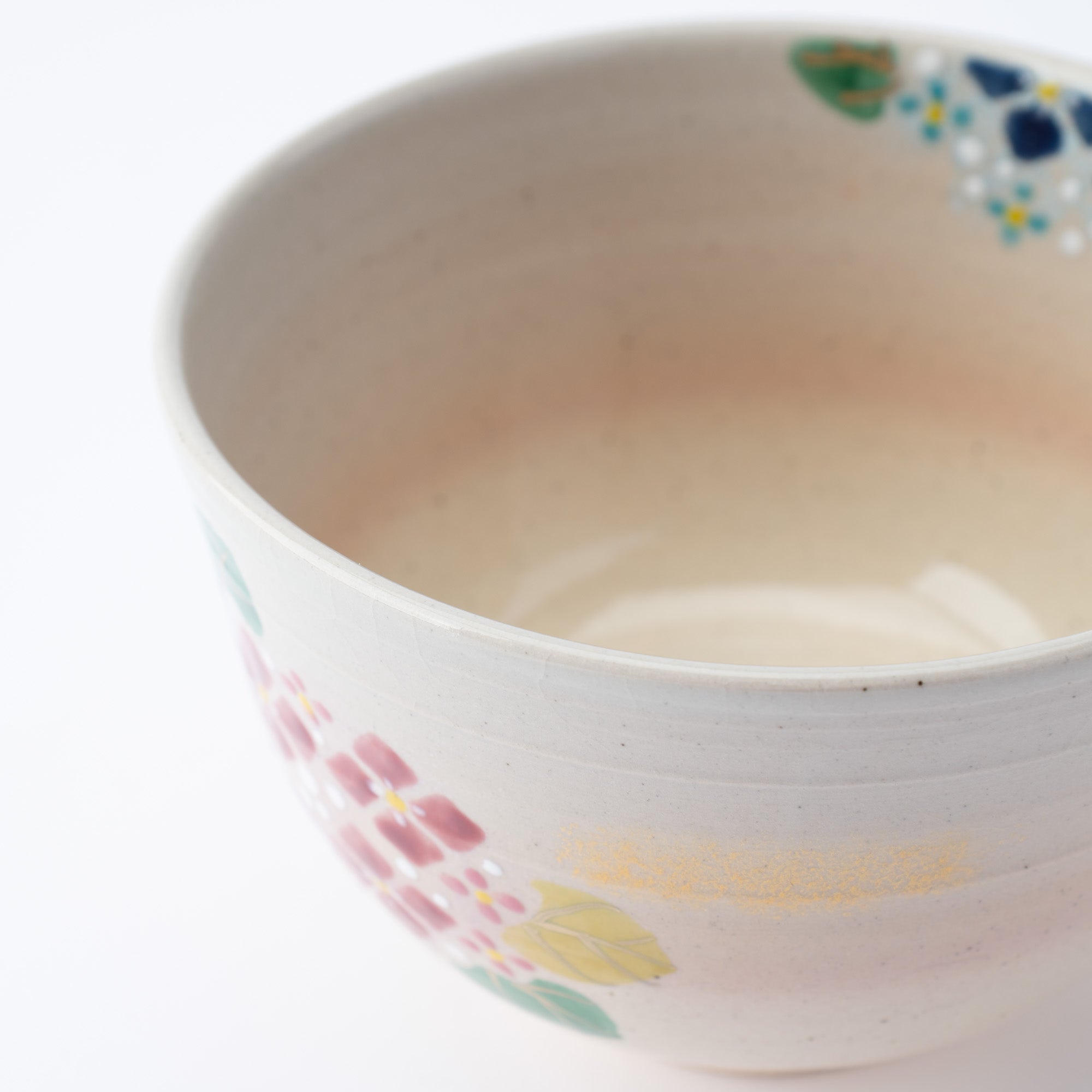 Blooming Hydrangeas Matcha Bowl