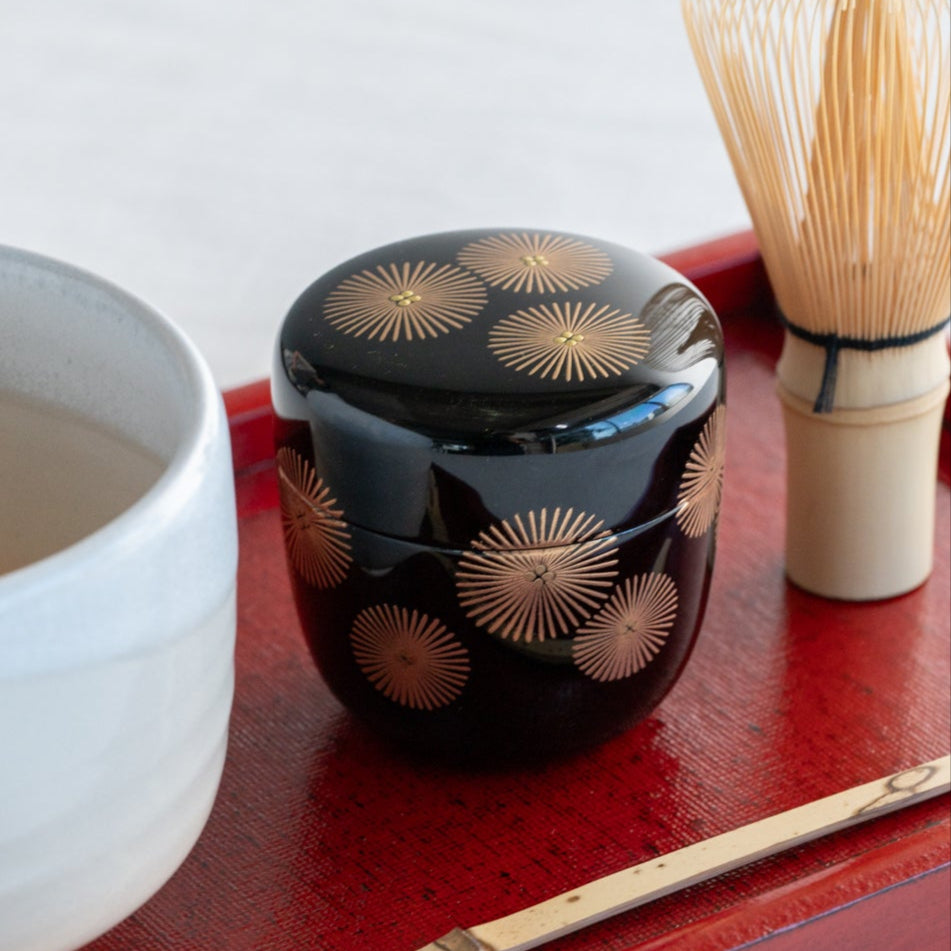 Golden Larch Tree Chu-Natsume Matcha Container