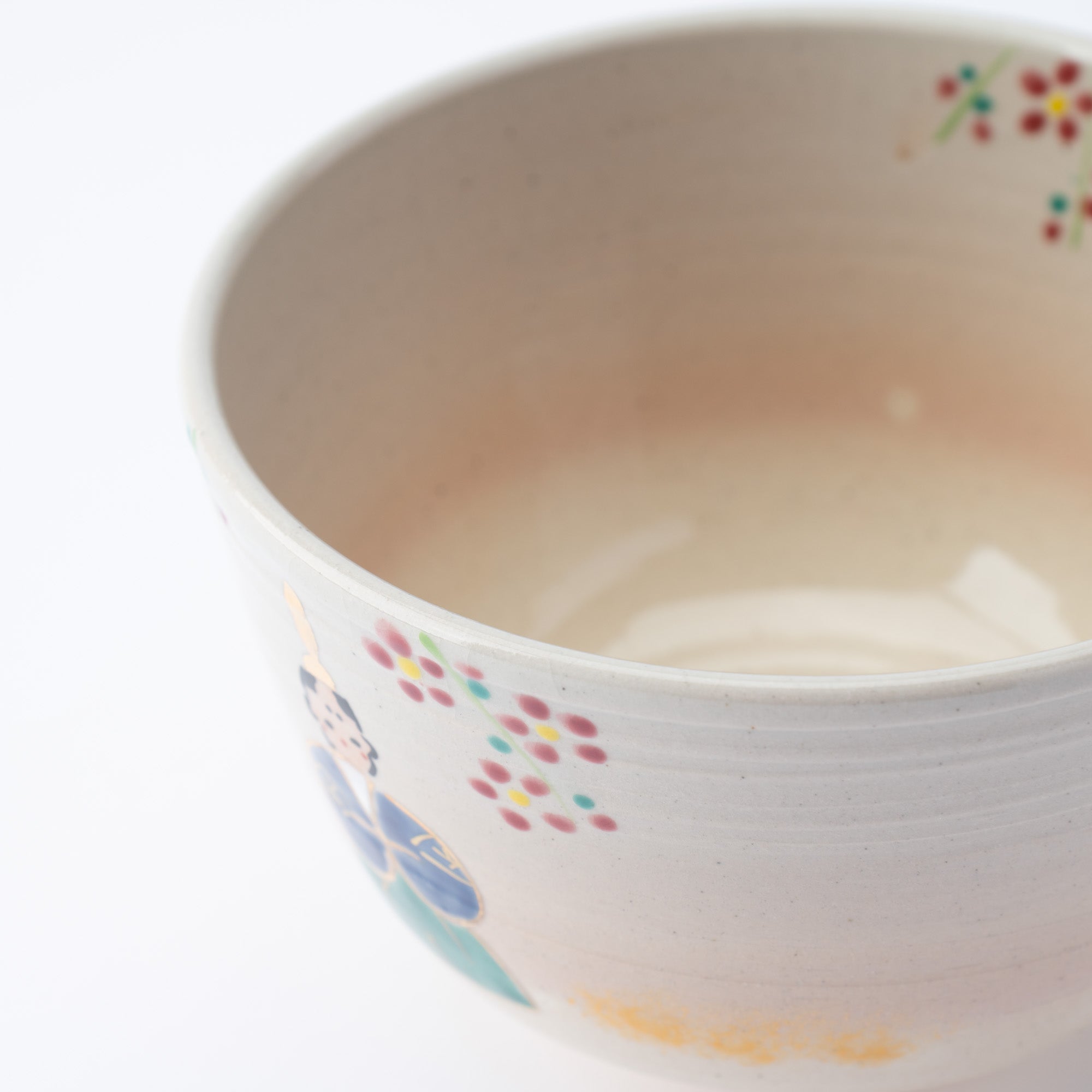 Hinamatsuri Kyo Ware Matcha Bowl