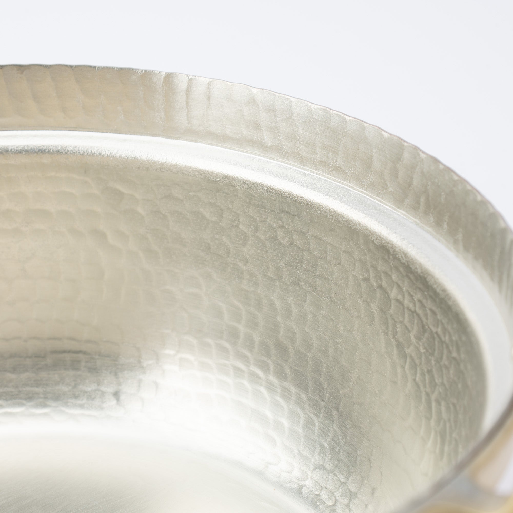 Shallow Copper Pot with Lid