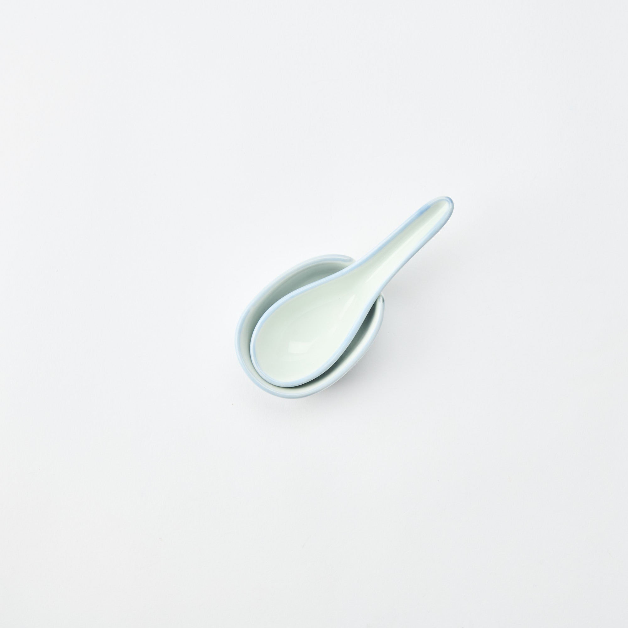 Traditional Patterned Ramen Spoon with Spoon Rest