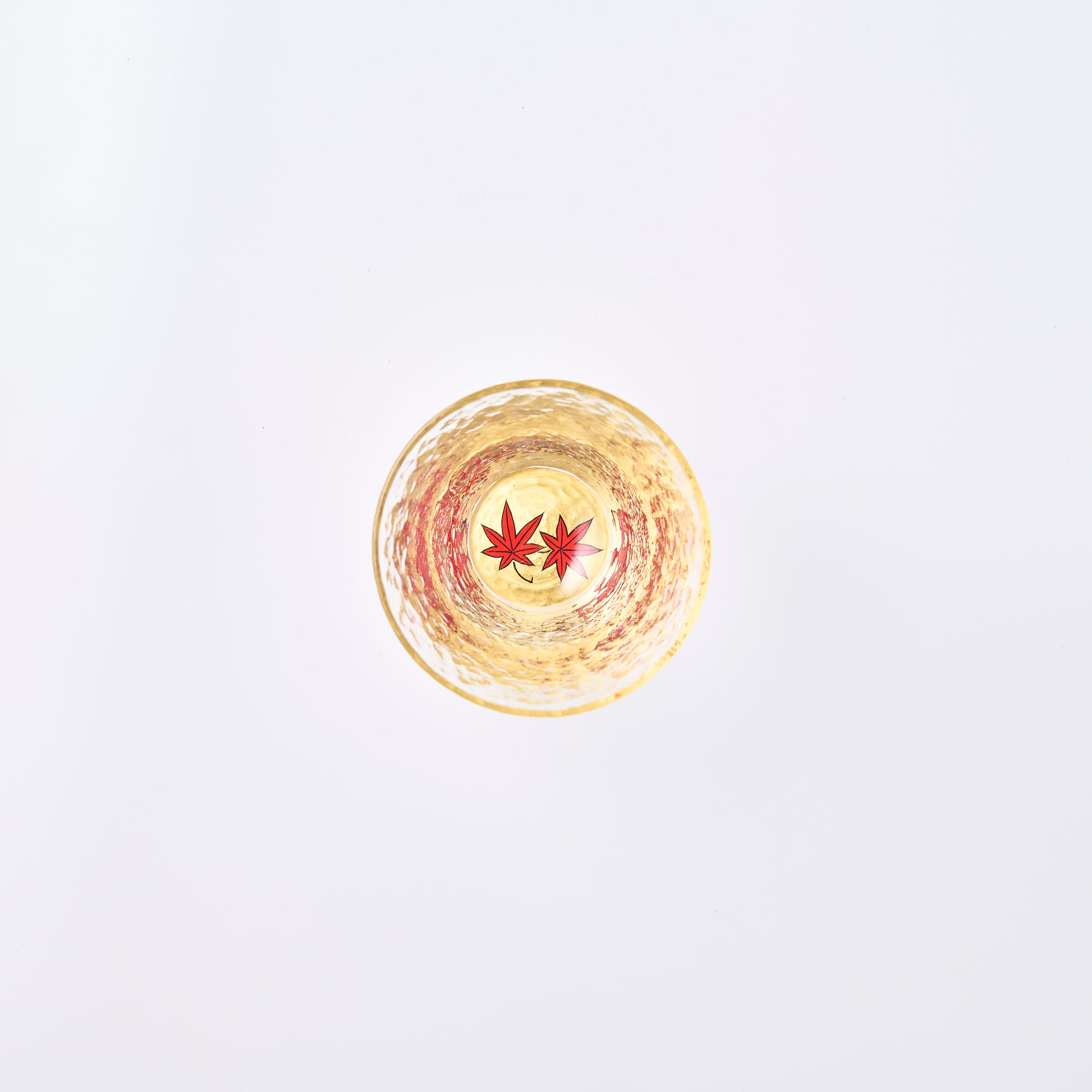 Maple Leaves Maki-e Guinomi Sake Cup