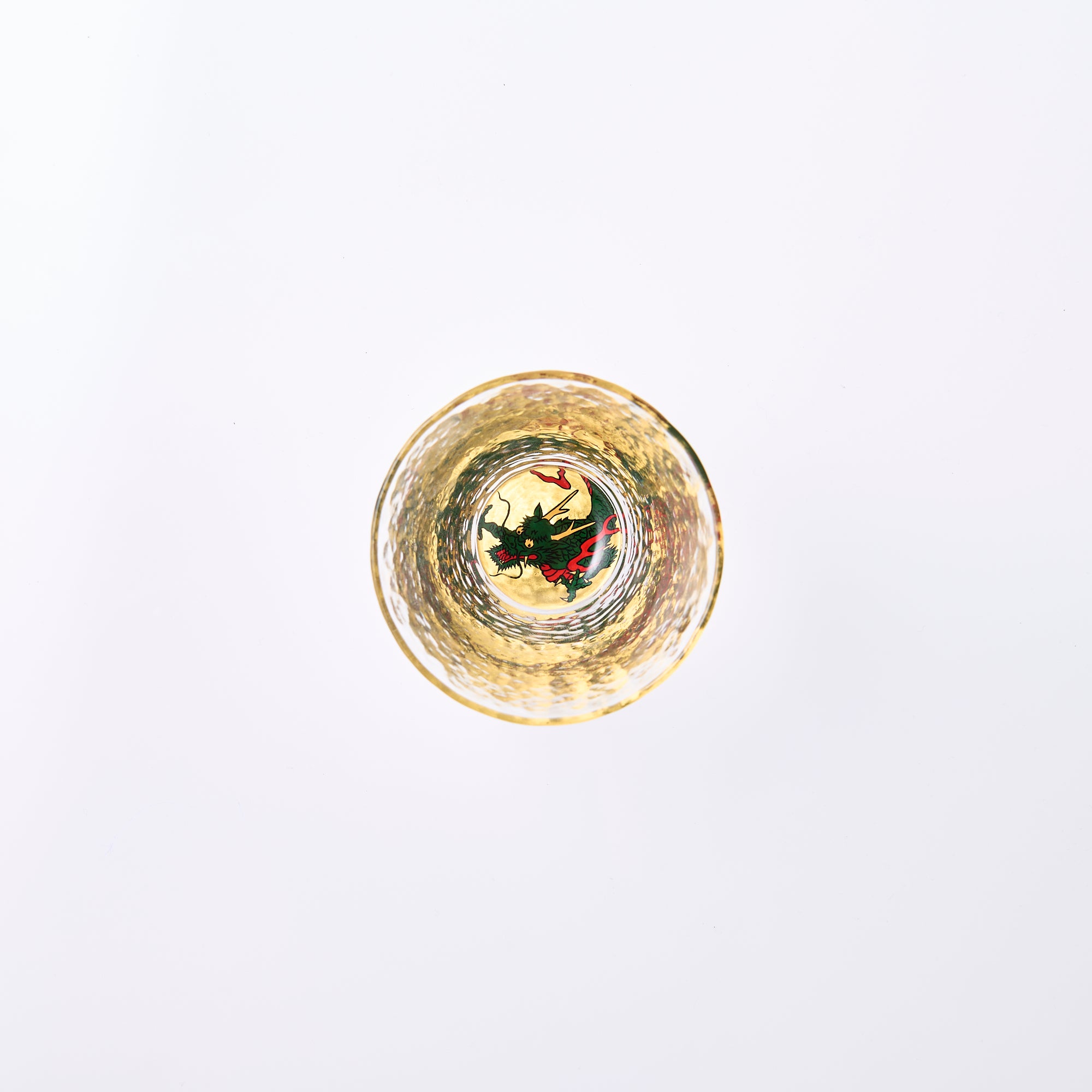 Green Dragon Maki-e Guinomi Sake Cup