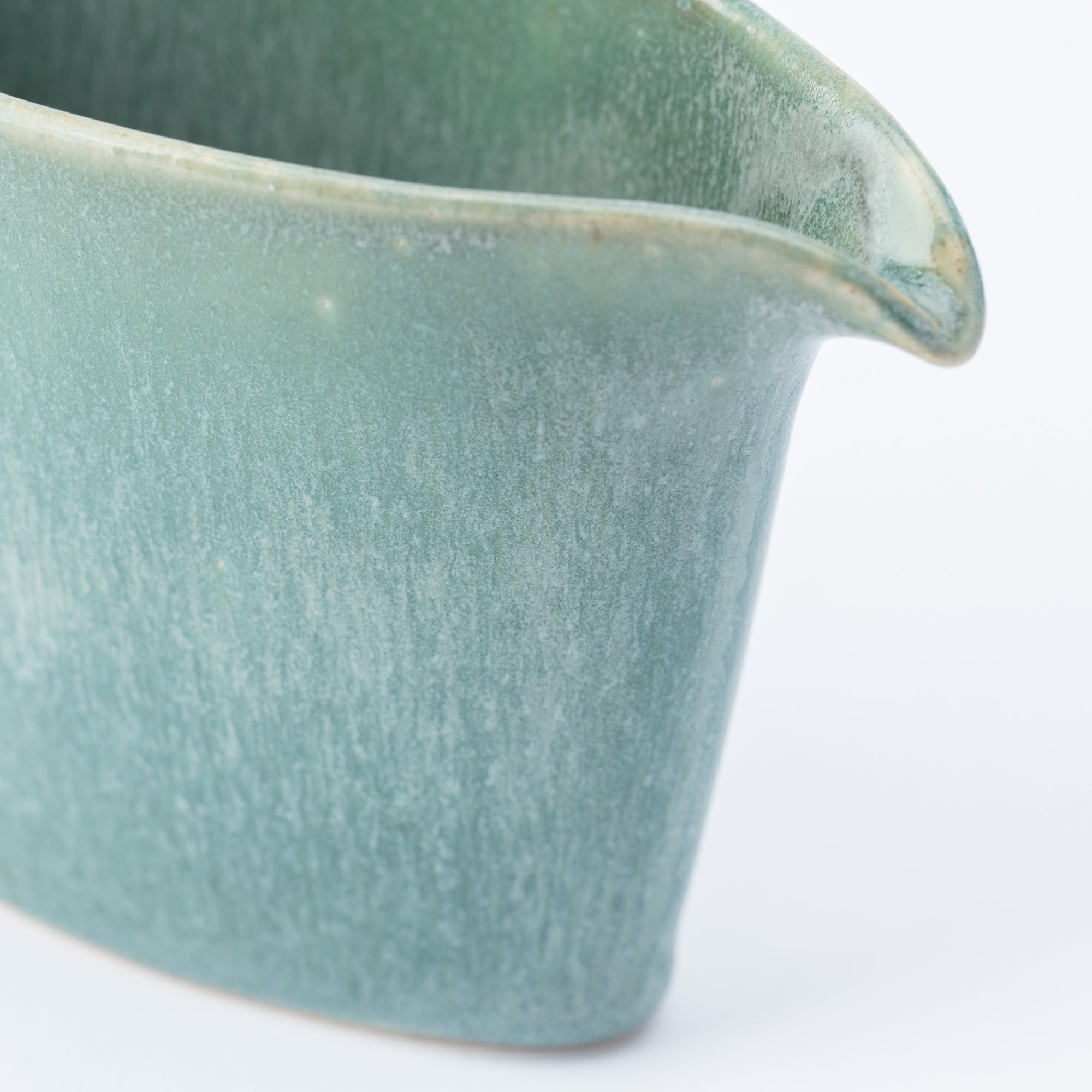 Soporte para salsa y utensilios con glaseado terroso