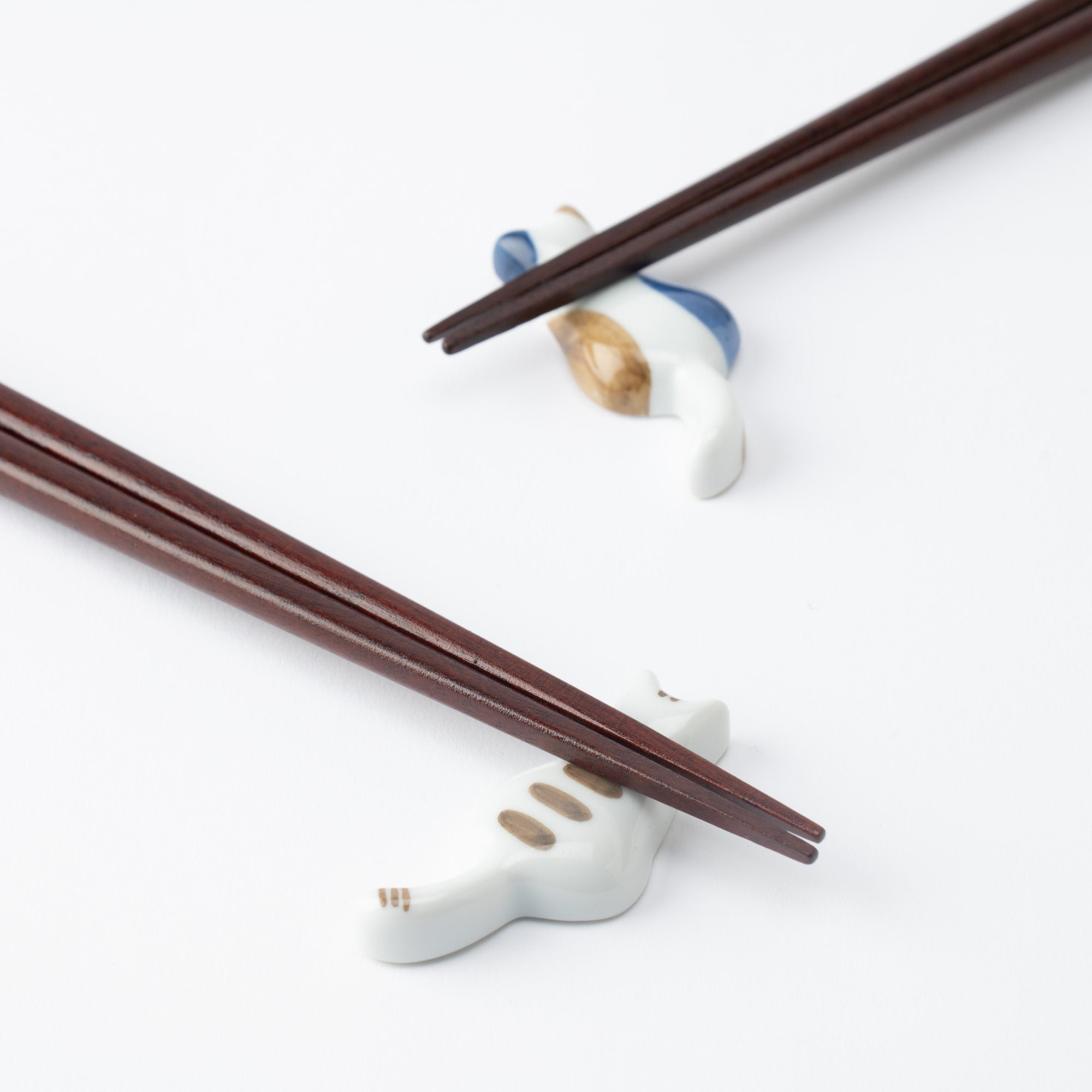Cat Pattern Chopsticks Pair Set with Chopstick Rests