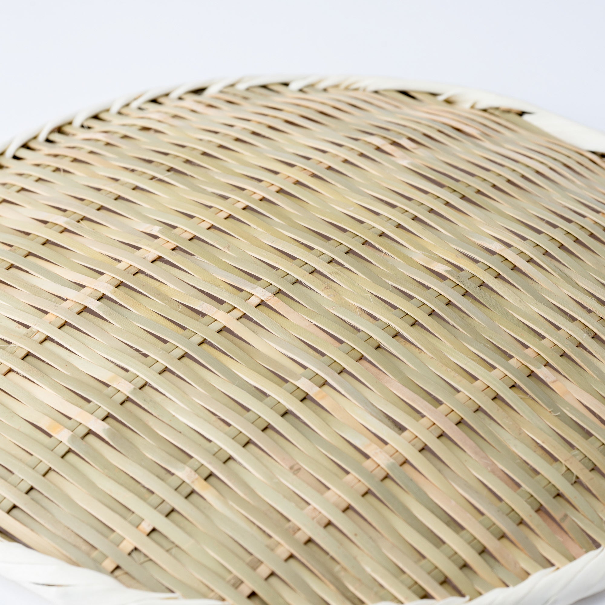 Basket Weave Bamboo Strainer