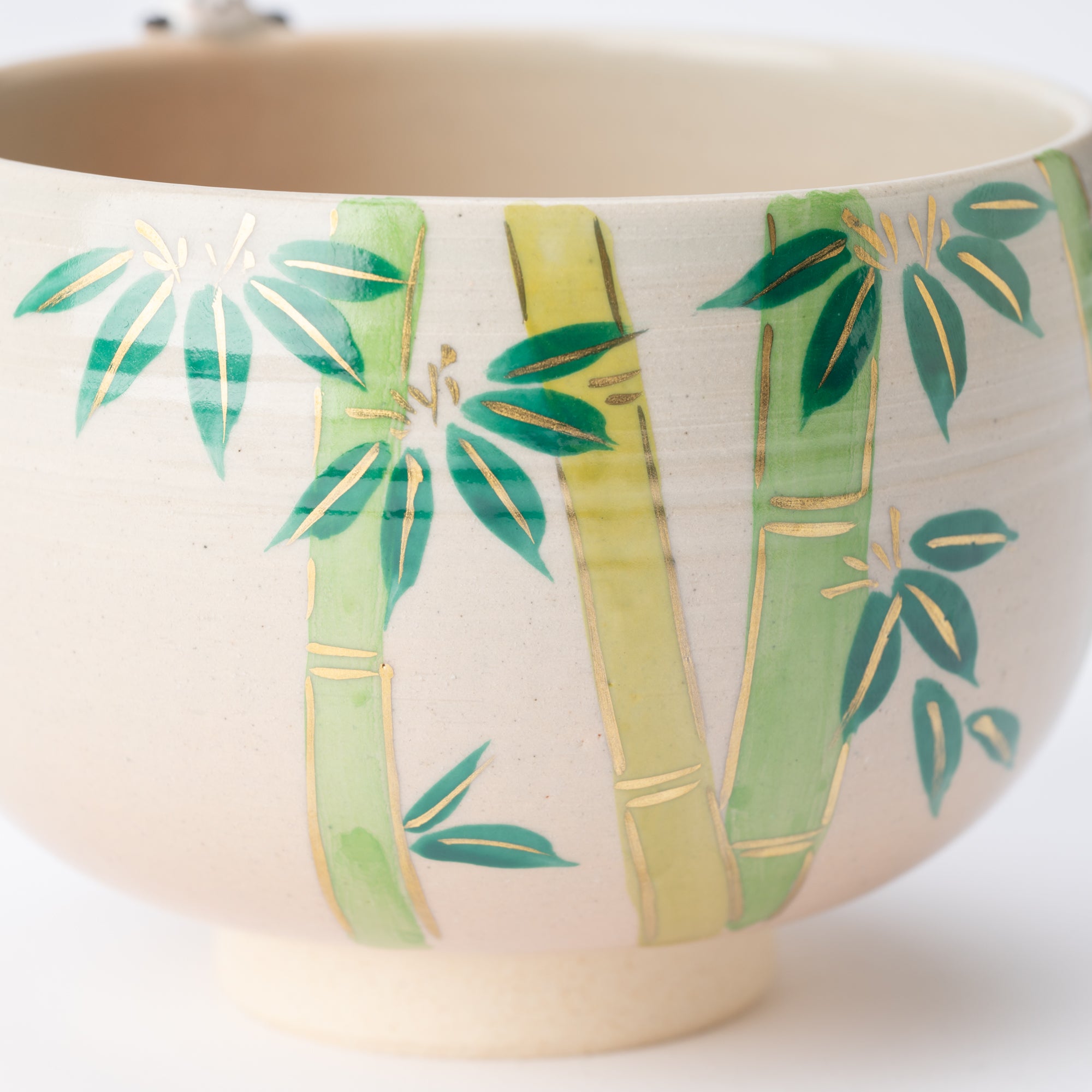 Bamboo and Peeking Panda Matcha Bowl