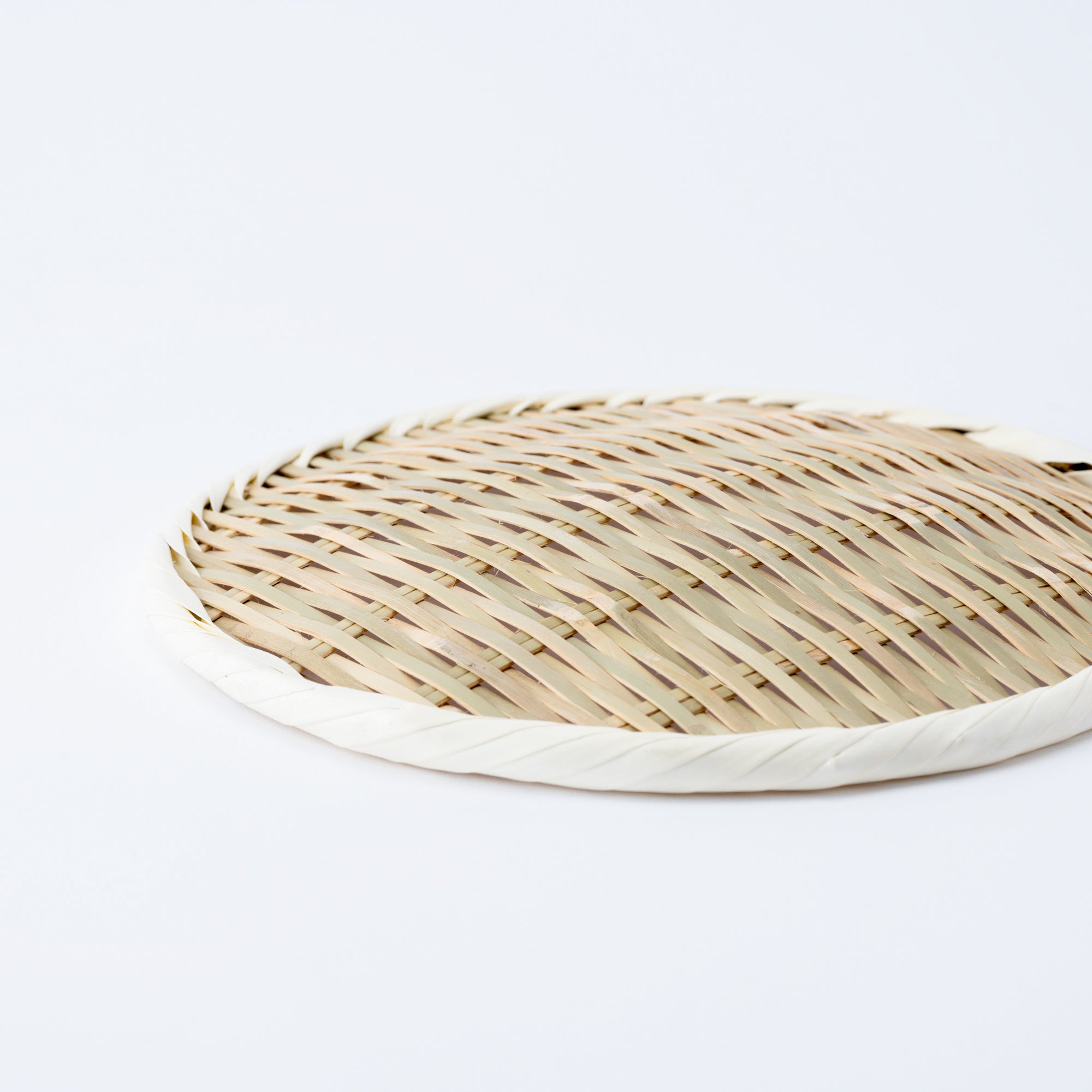 Basket Weave Bamboo Strainer