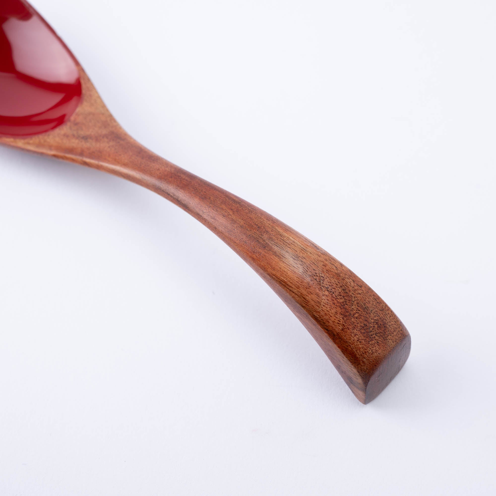 Curved Lacquered-Bowl Ramen Spoon