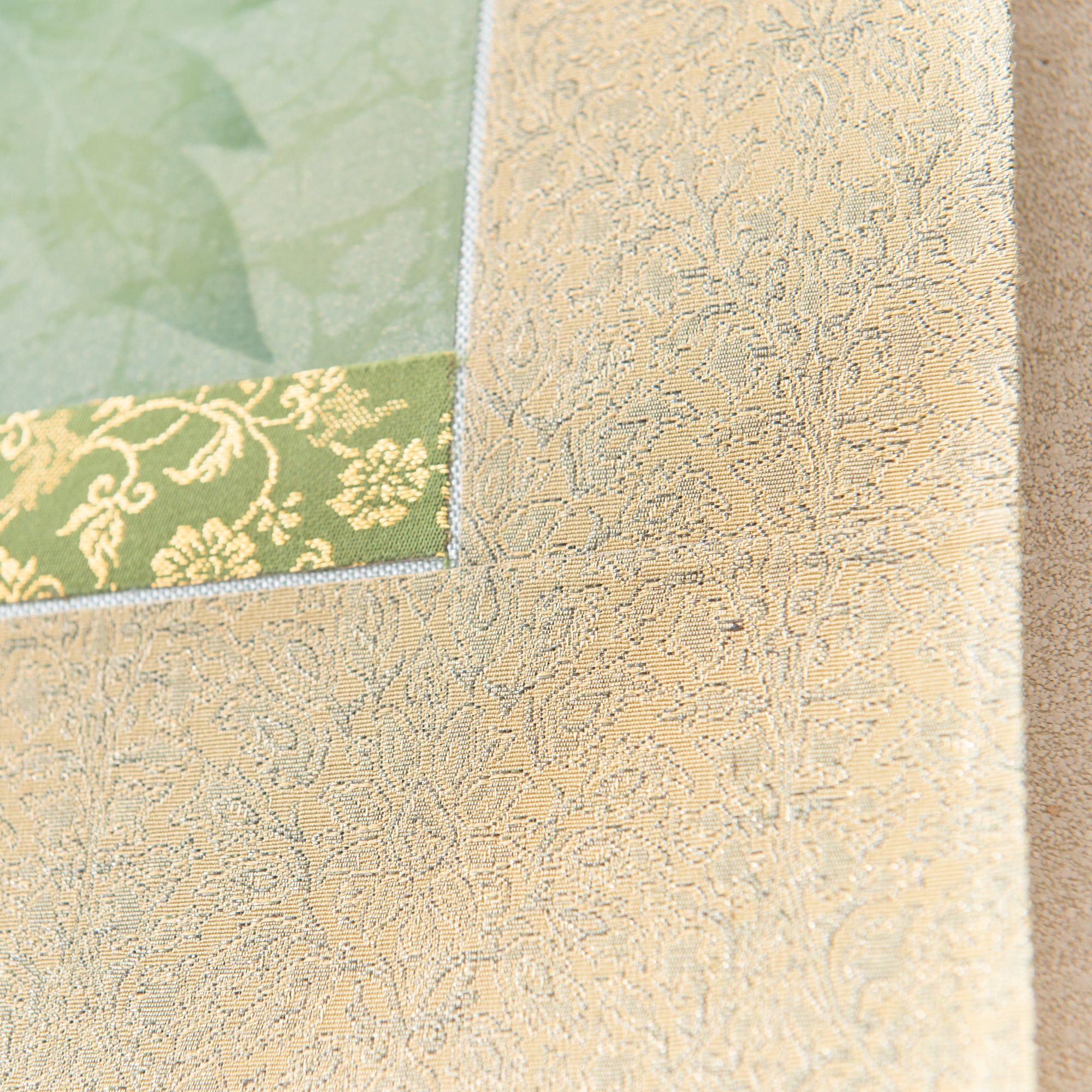 White Peonies Kakejiku Hanging Scroll