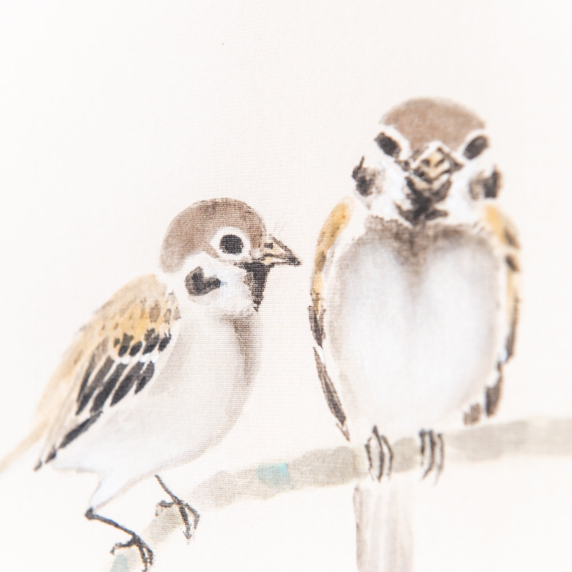 Cherry Blossoms and Sparrows Kakejiku Hanging Scroll