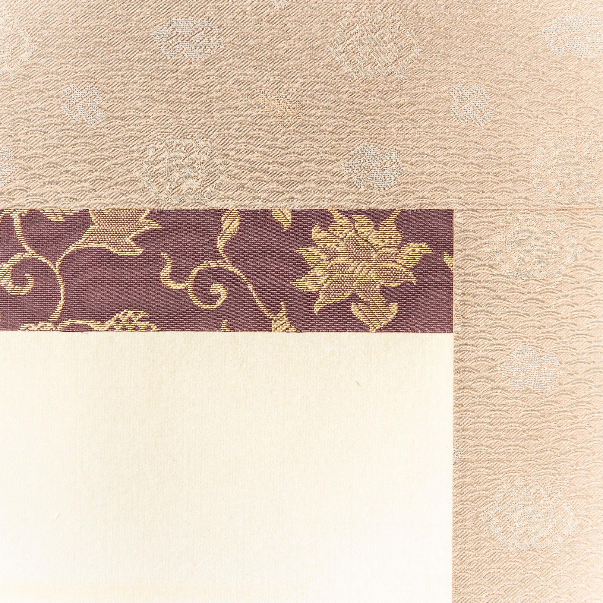 Cherry Blossoms at Mount Fuji Kakejiku Hanging Scroll