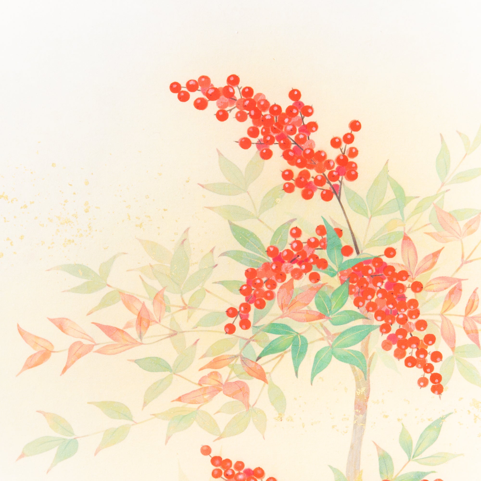 Nanten Fukuju Kakejiku Hanging Scroll