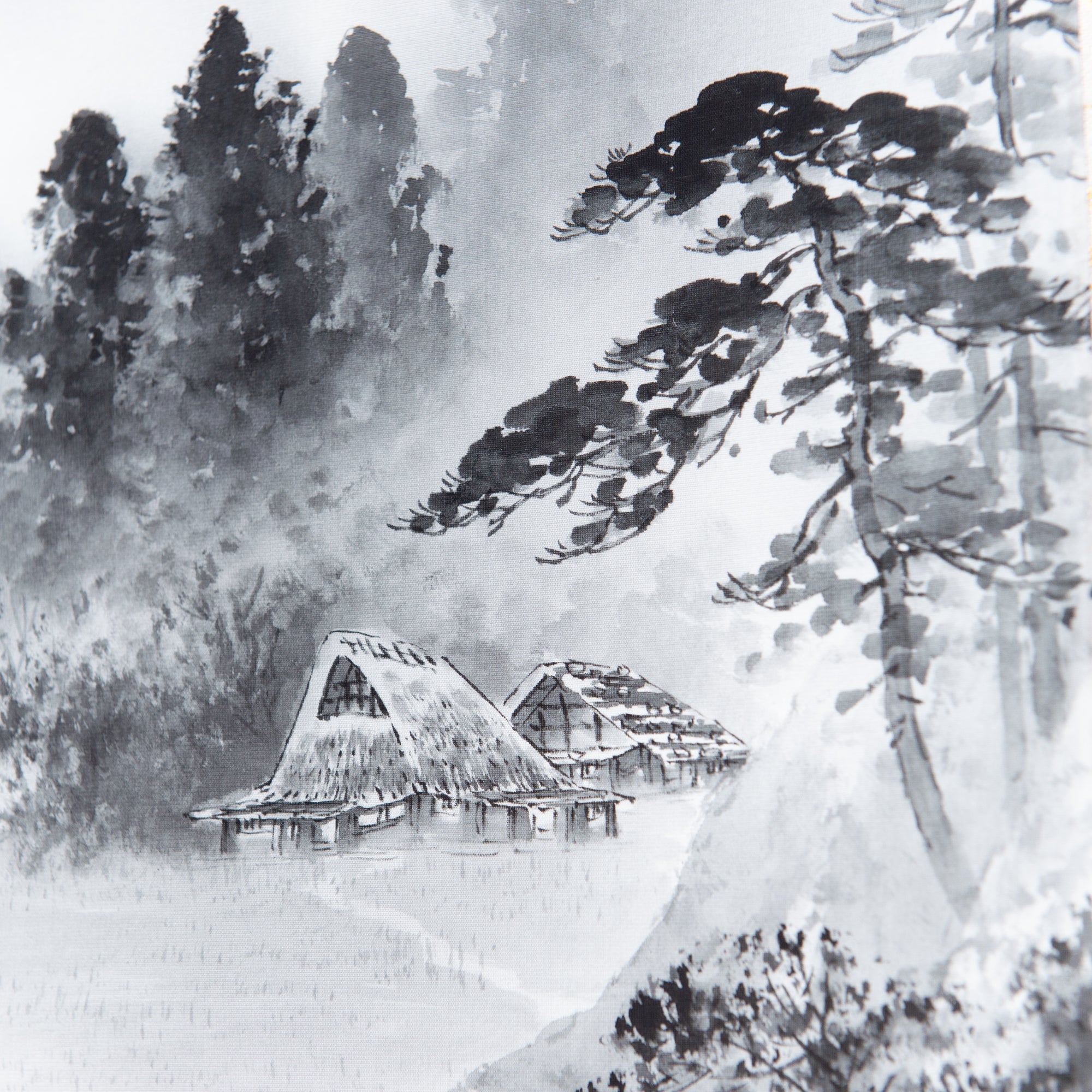 Landscape in Ink Painting Kakejiku Hanging Scroll