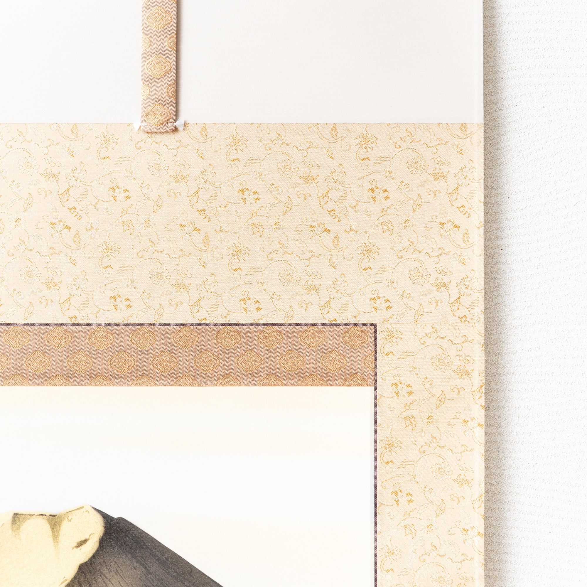 Golden Mt. Fuji Kakejiku Hanging Scroll