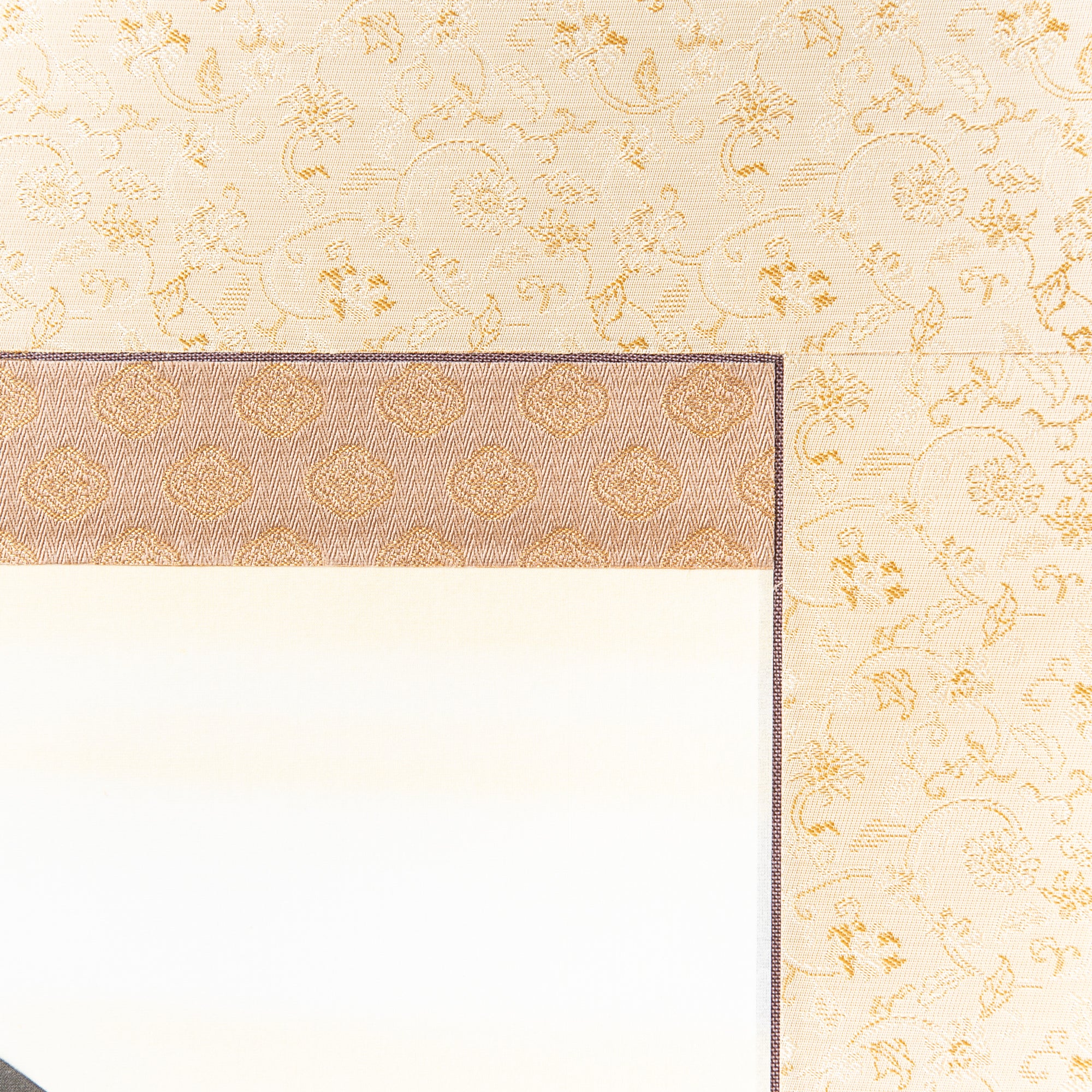 Golden Mt. Fuji Kakejiku Hanging Scroll