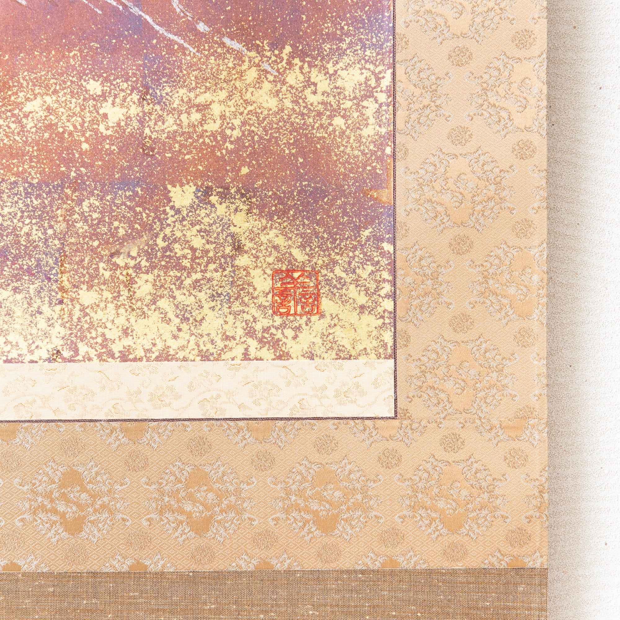 Aka-Fuji Kakejiku Hanging Scroll