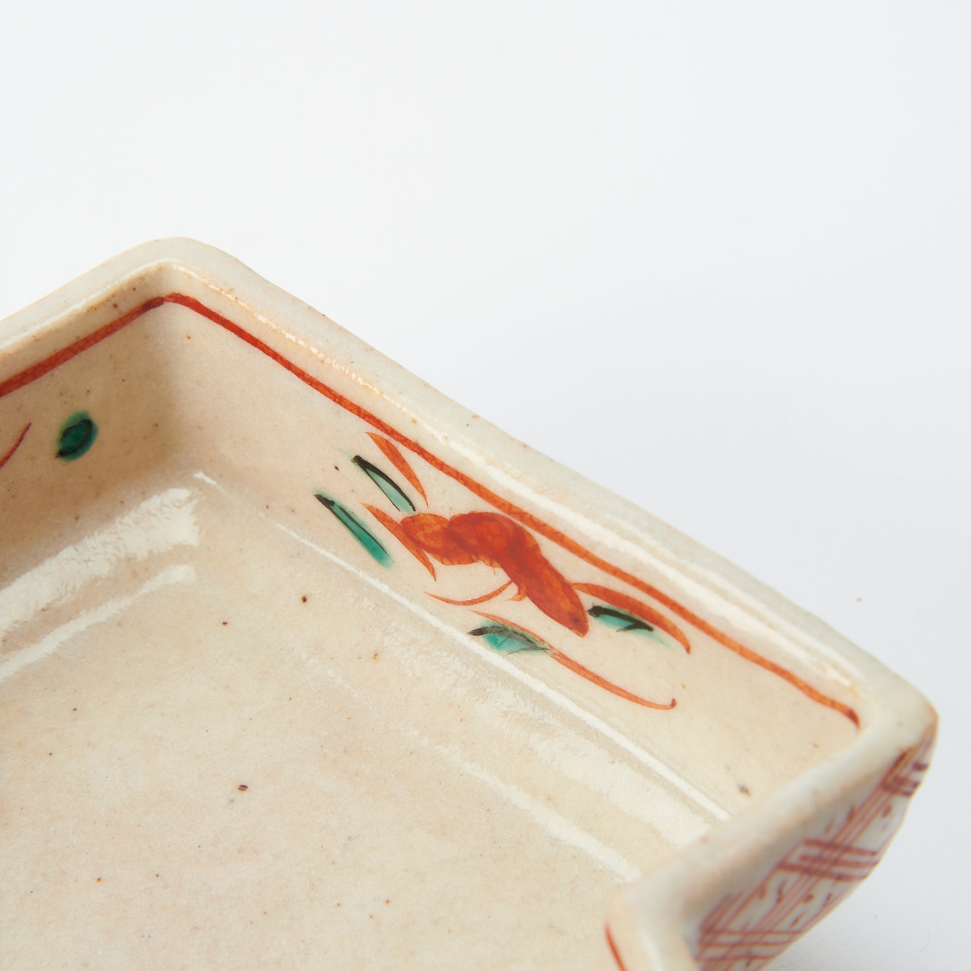 Auspicious Akae Faceted Side Plate