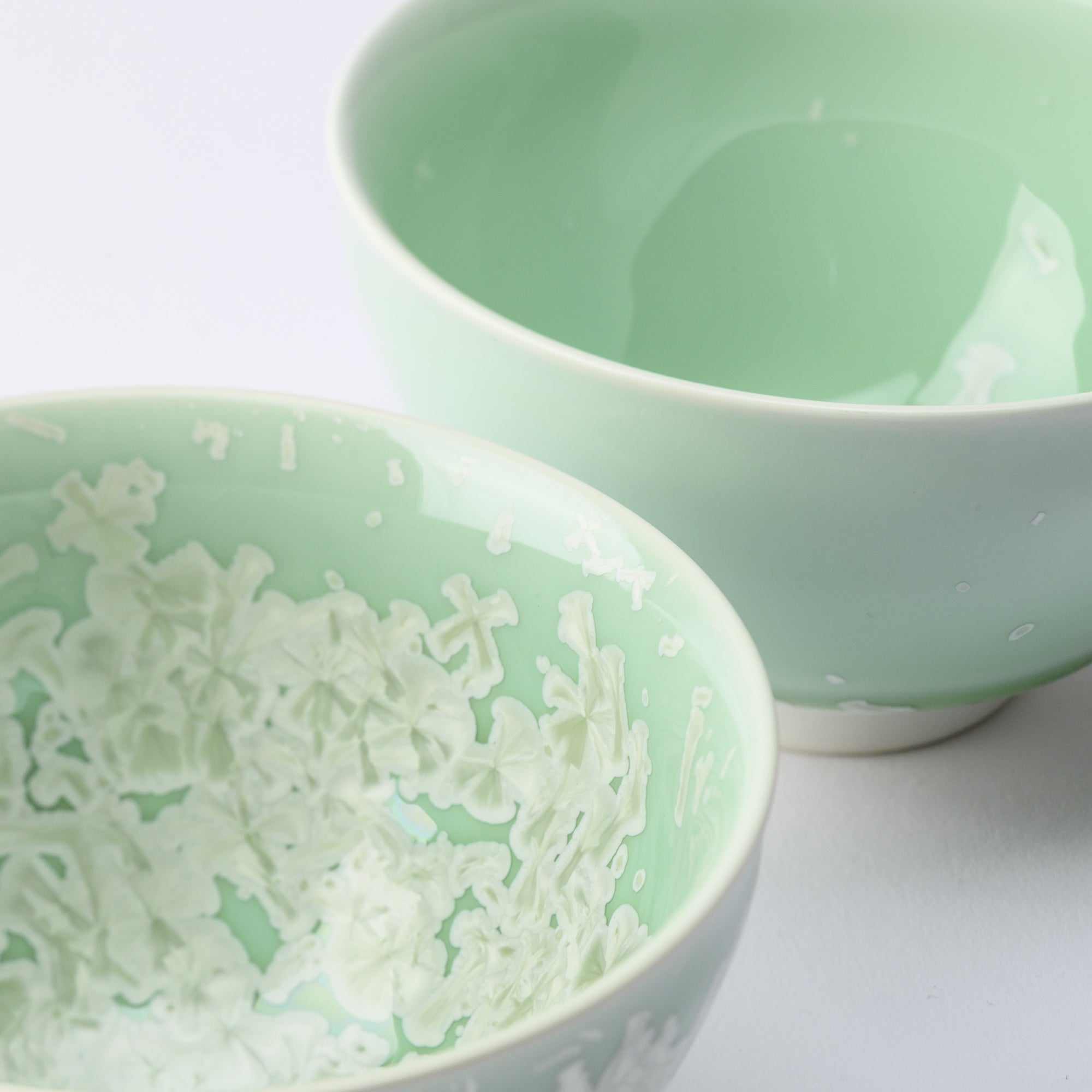 Hibino Crystalline Glaze Mino Ware Japanese Teacup - MUSUBI KILN - Quality Japanese Tableware and Gift