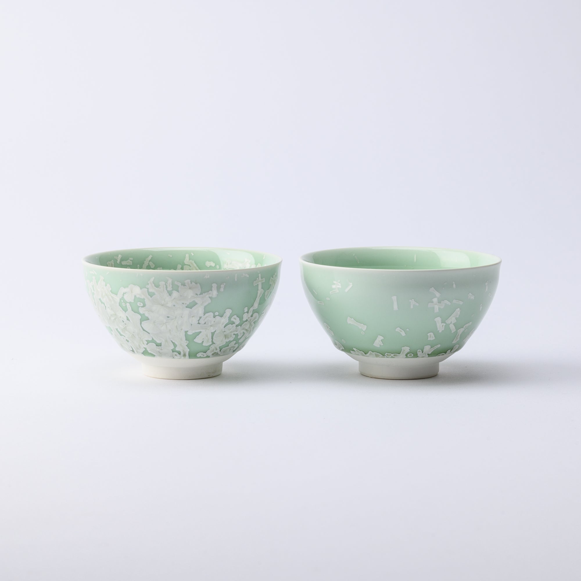 Hibino Crystalline Glaze Mino Ware Japanese Teacup - MUSUBI KILN - Quality Japanese Tableware and Gift
