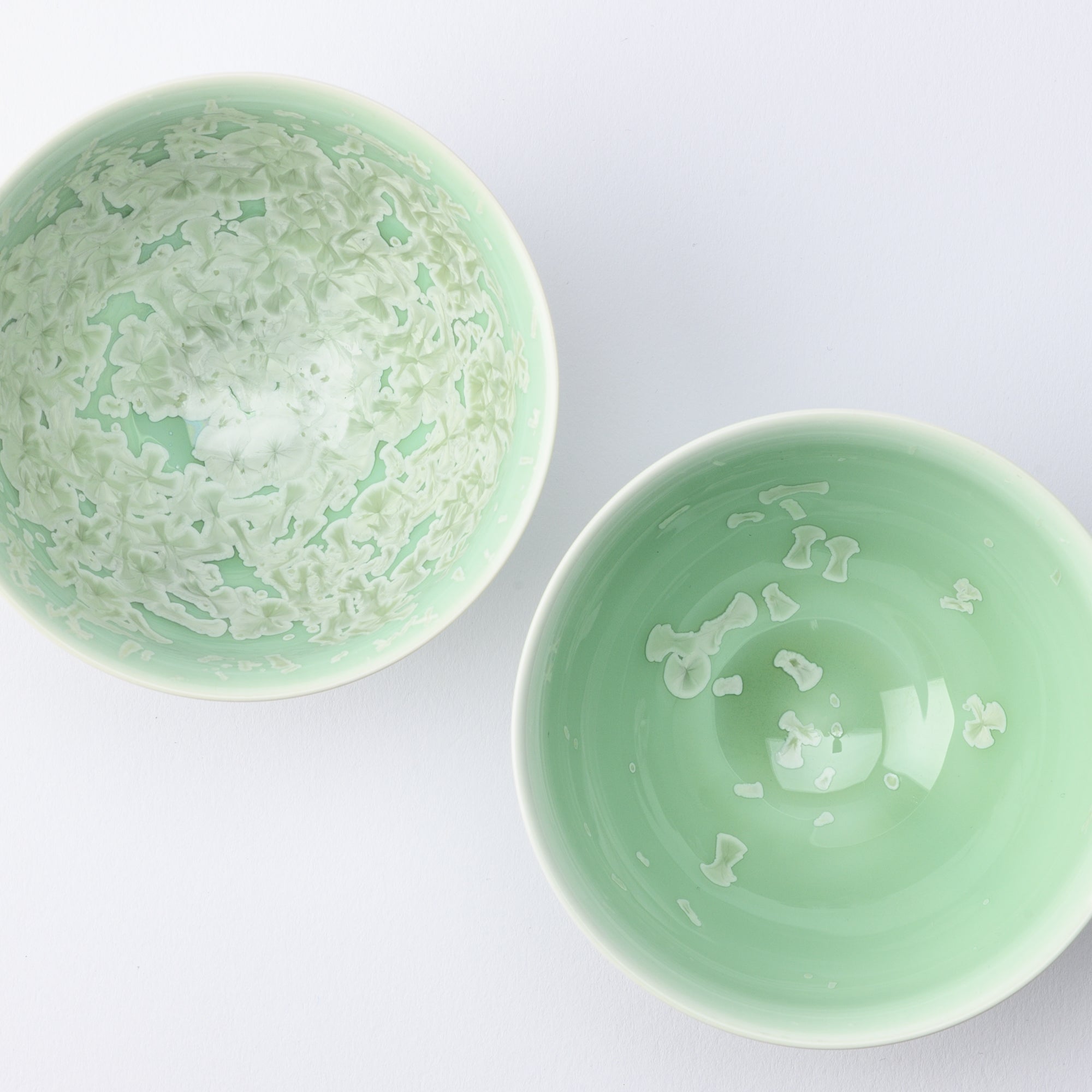 Hibino Crystalline Glaze Mino Ware Japanese Teacup - MUSUBI KILN - Quality Japanese Tableware and Gift