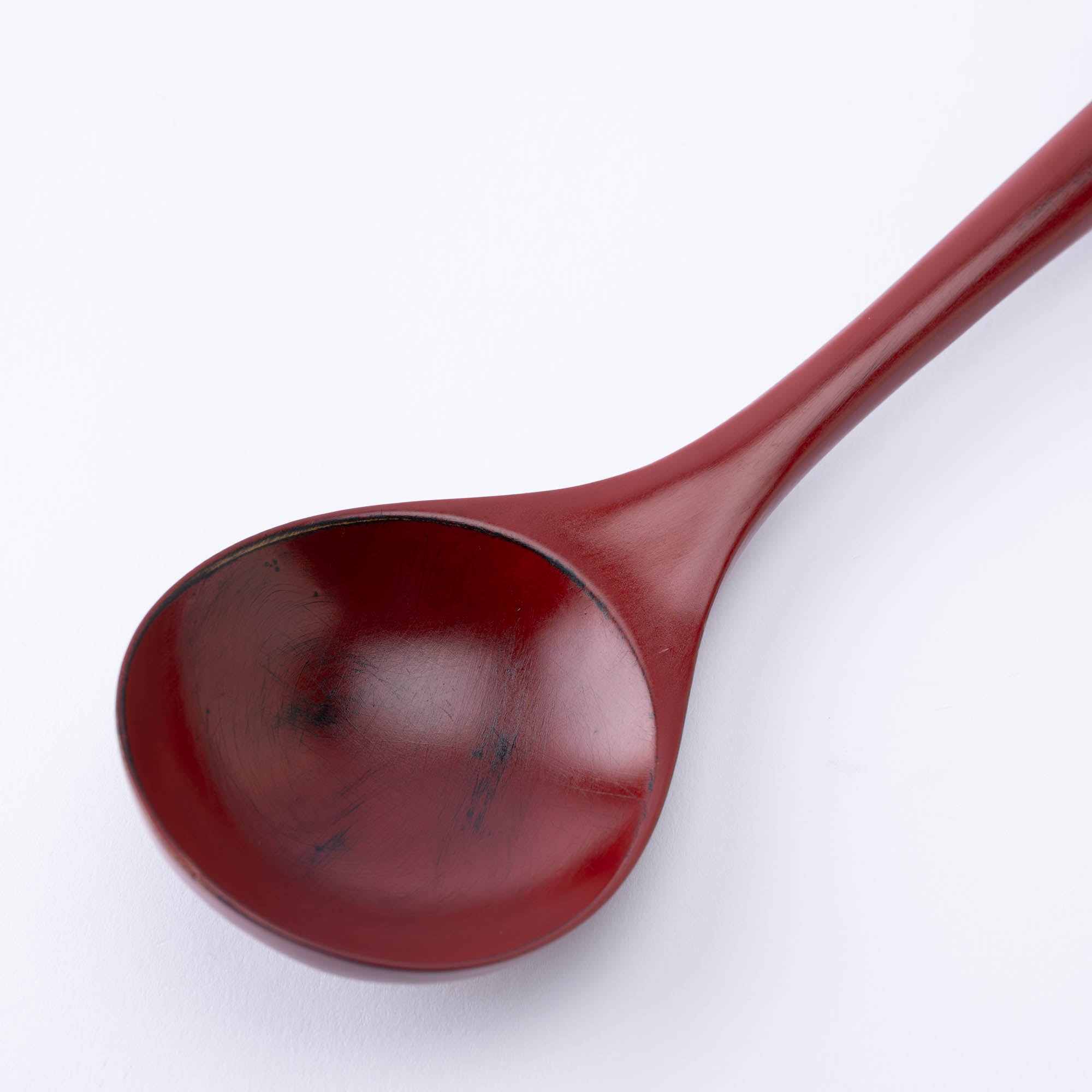 Round Lacquered Ramen Spoon