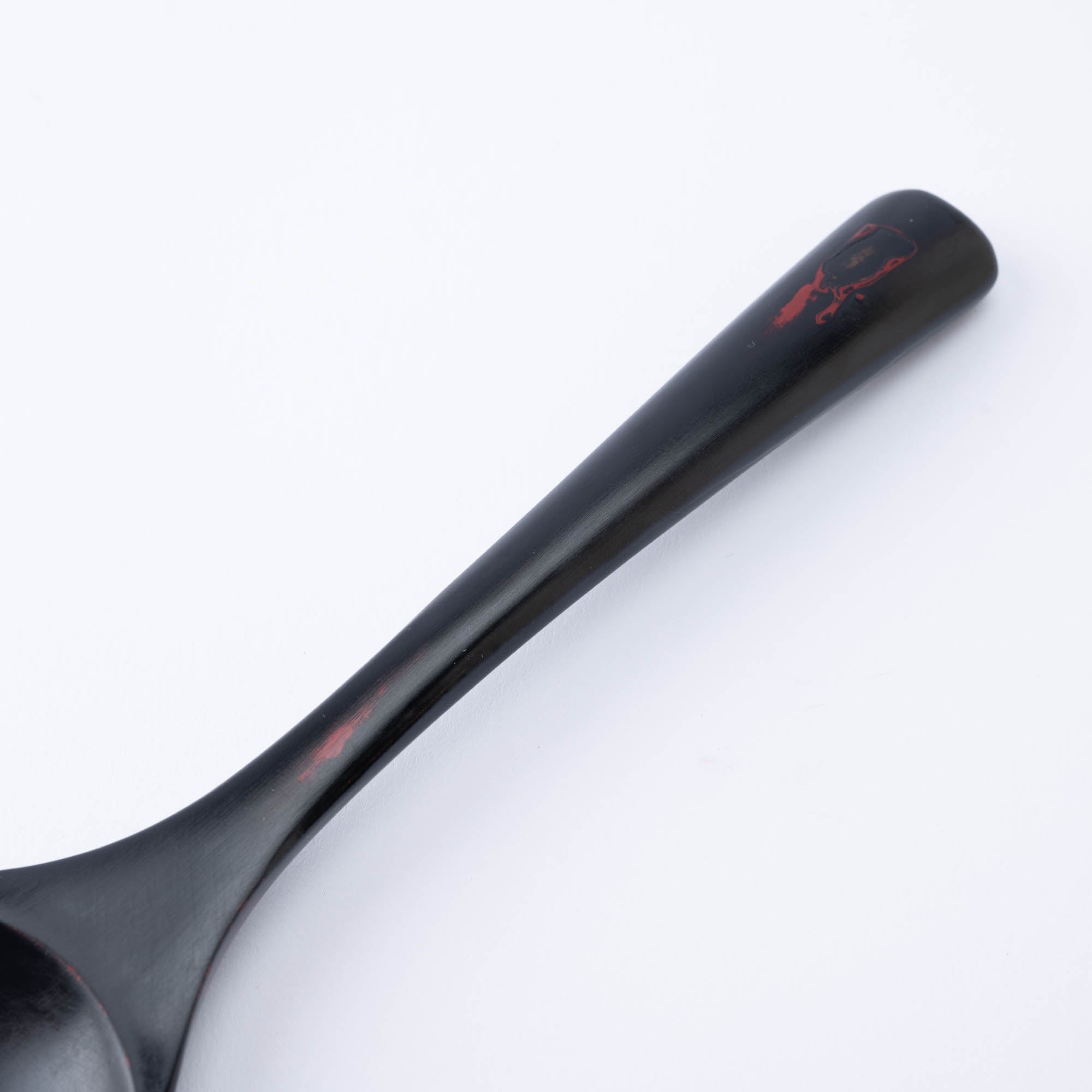 Round Lacquered Ramen Spoon