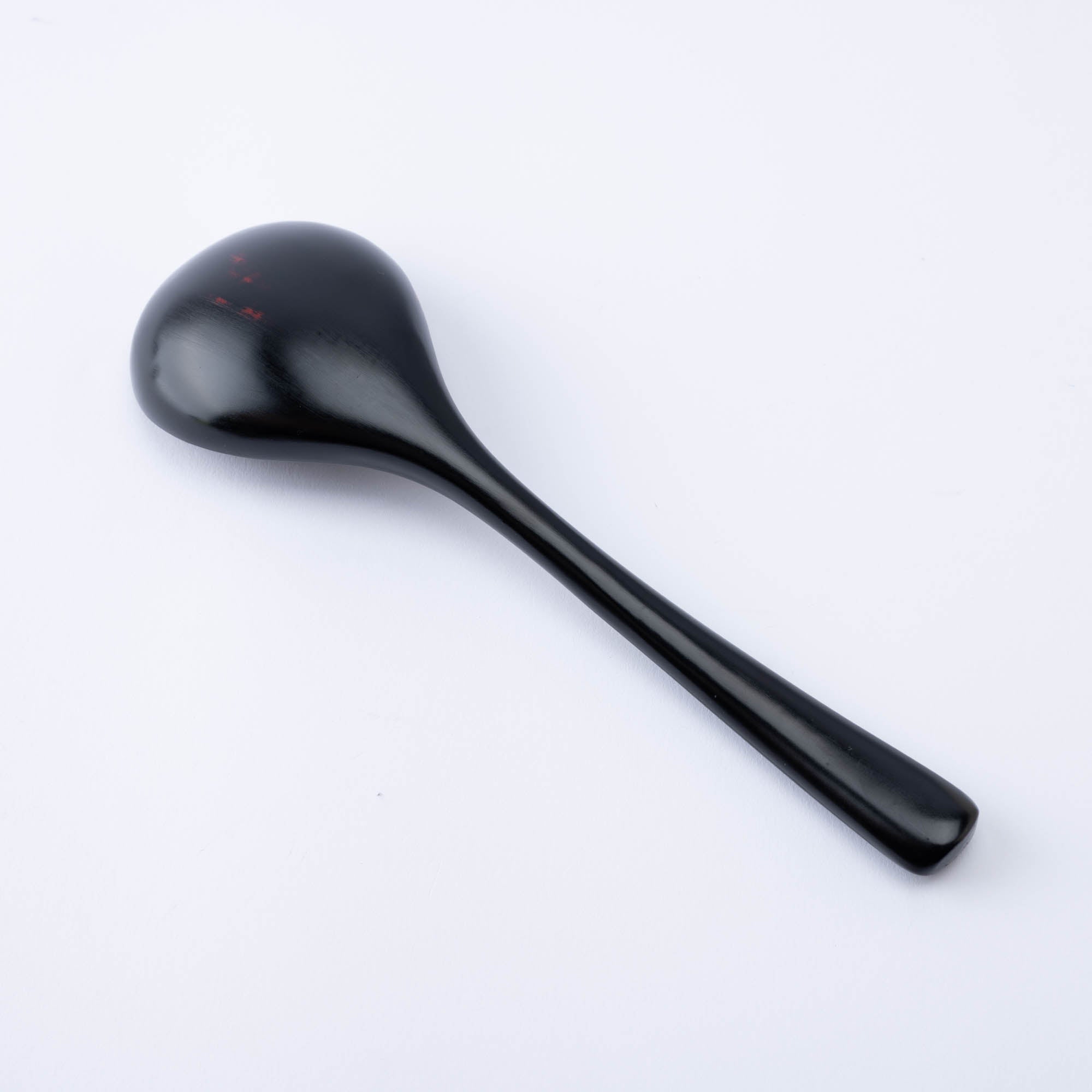 Round Lacquered Ramen Spoon