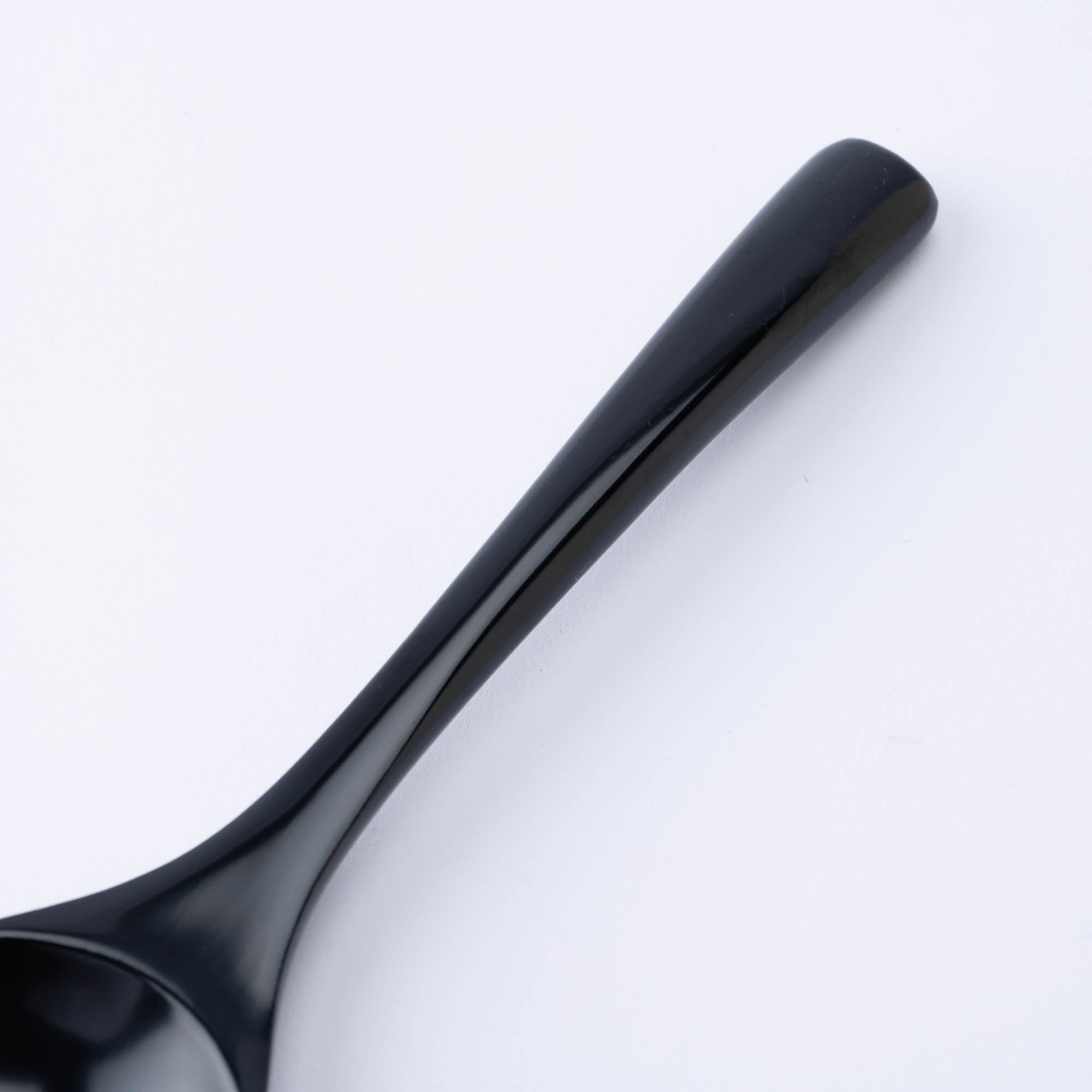 Round Grossy Lacquered Ramen Spoon