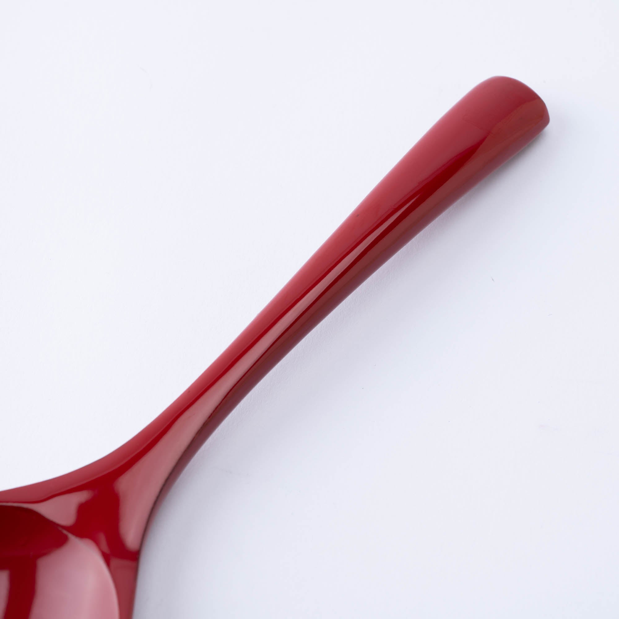 Round Grossy Lacquered Ramen Spoon