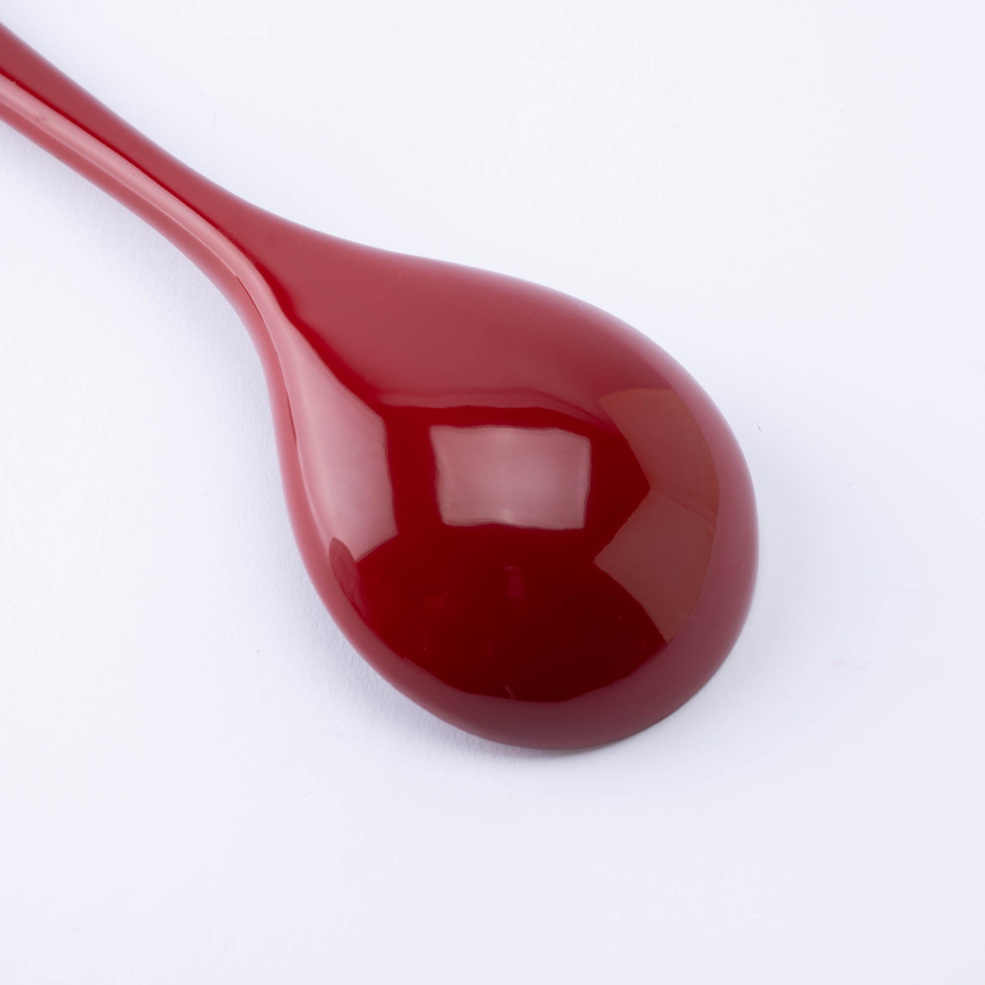 Round Grossy Lacquered Ramen Spoon