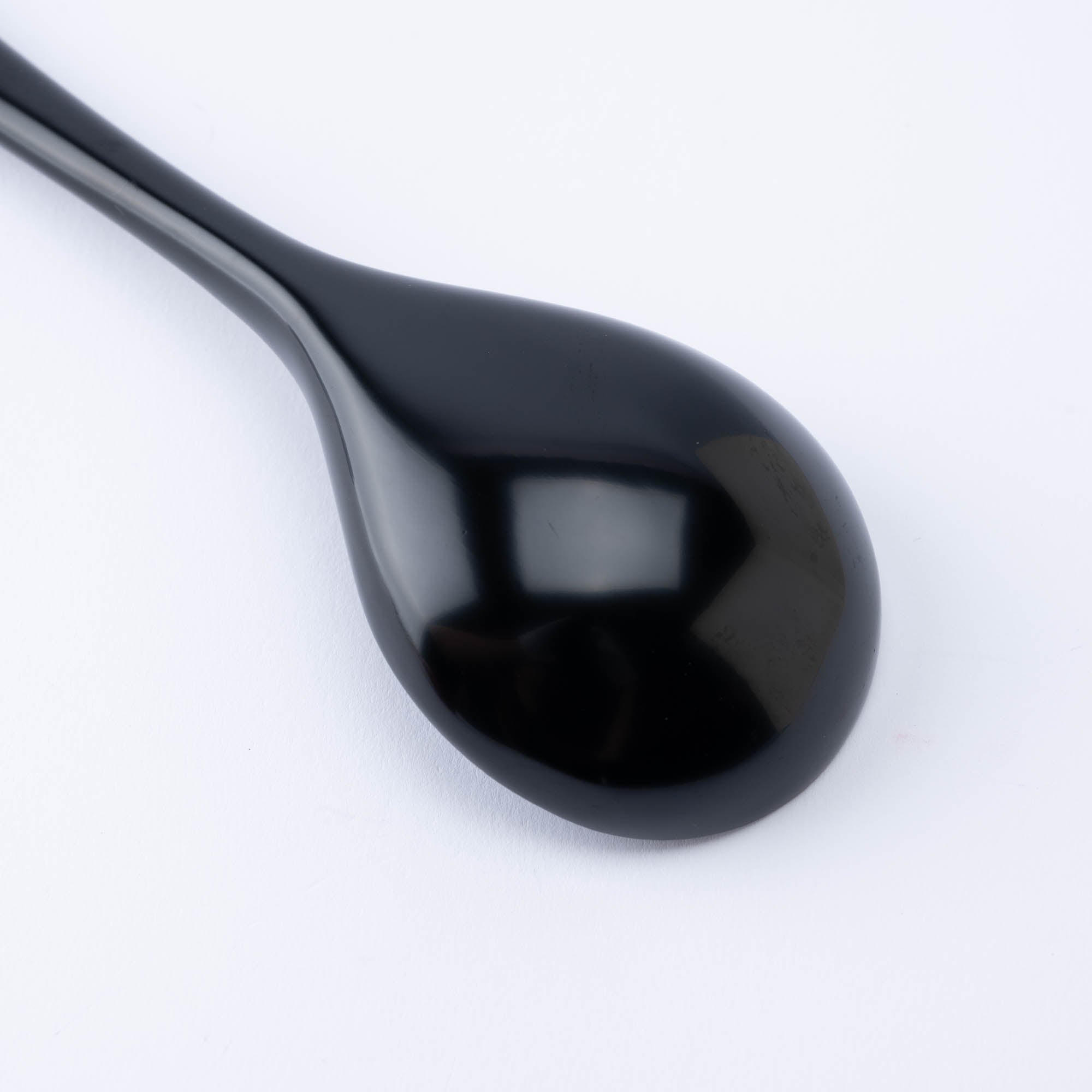 Round Grossy Lacquered Ramen Spoon