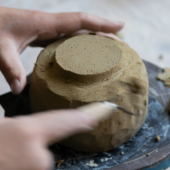 Red Raku Matcha Bowl