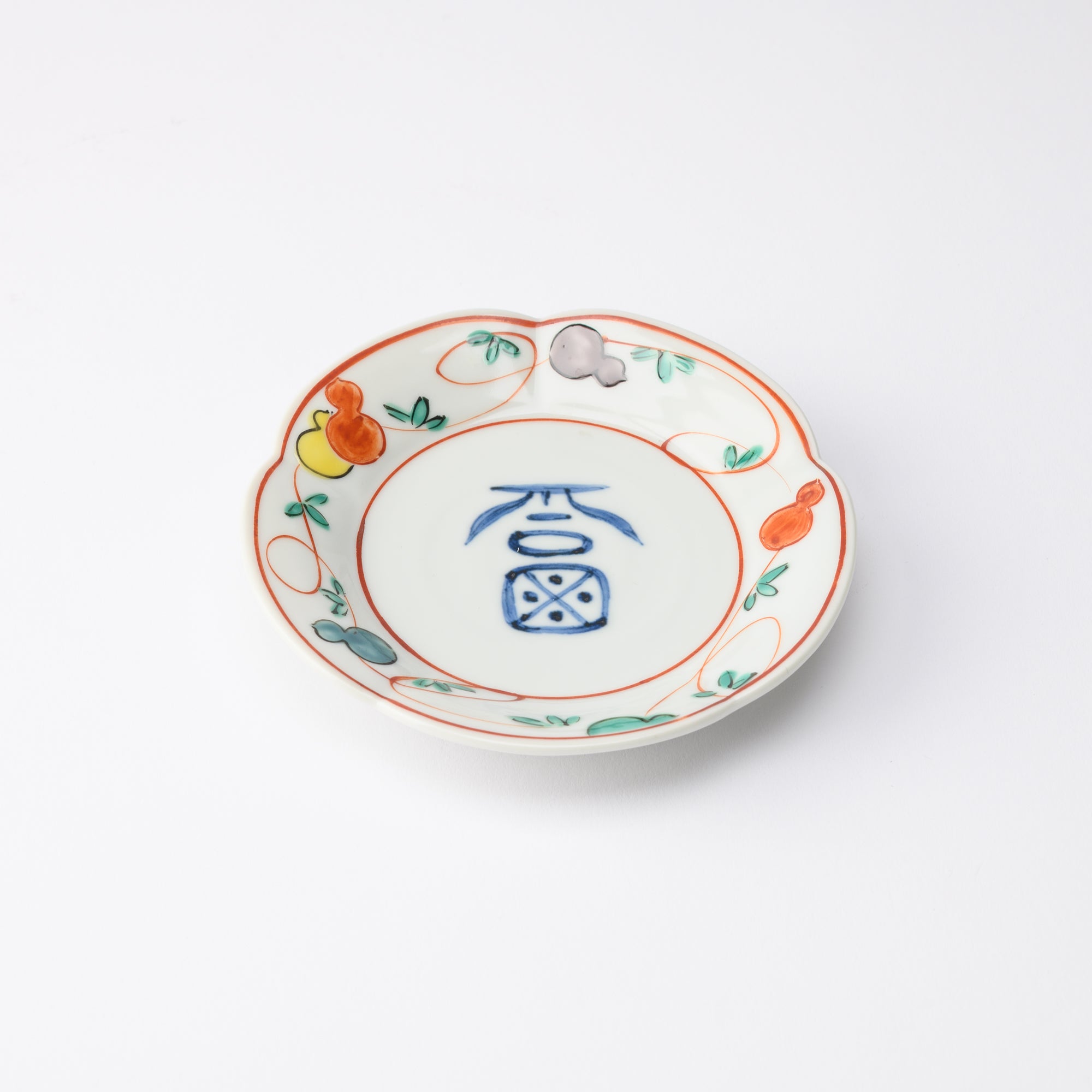 Akae Six Gourds Side Plate